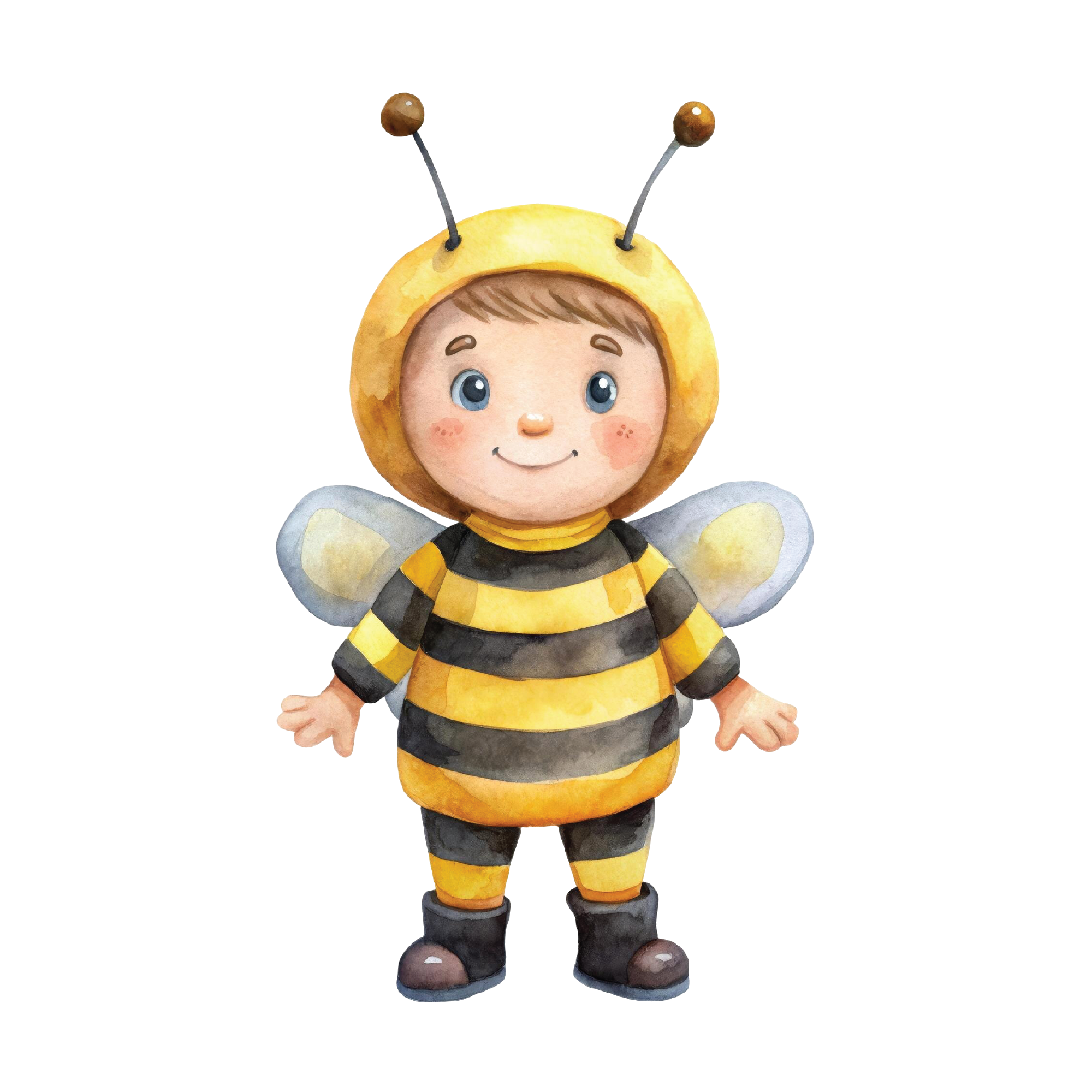 Bee 17 — Bee watercolour SVG cut file