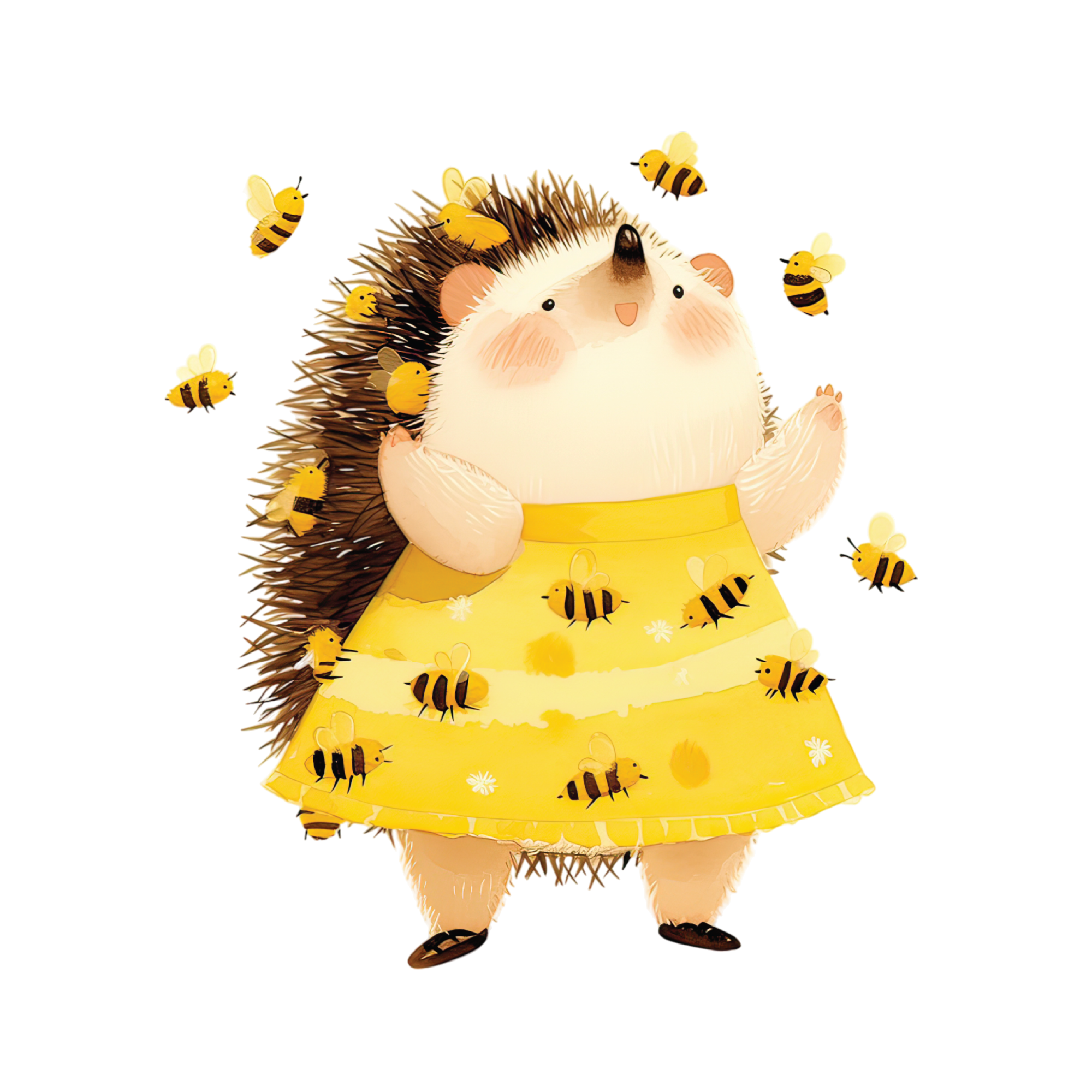 Bee 18 — Bee watercolour SVG cut file