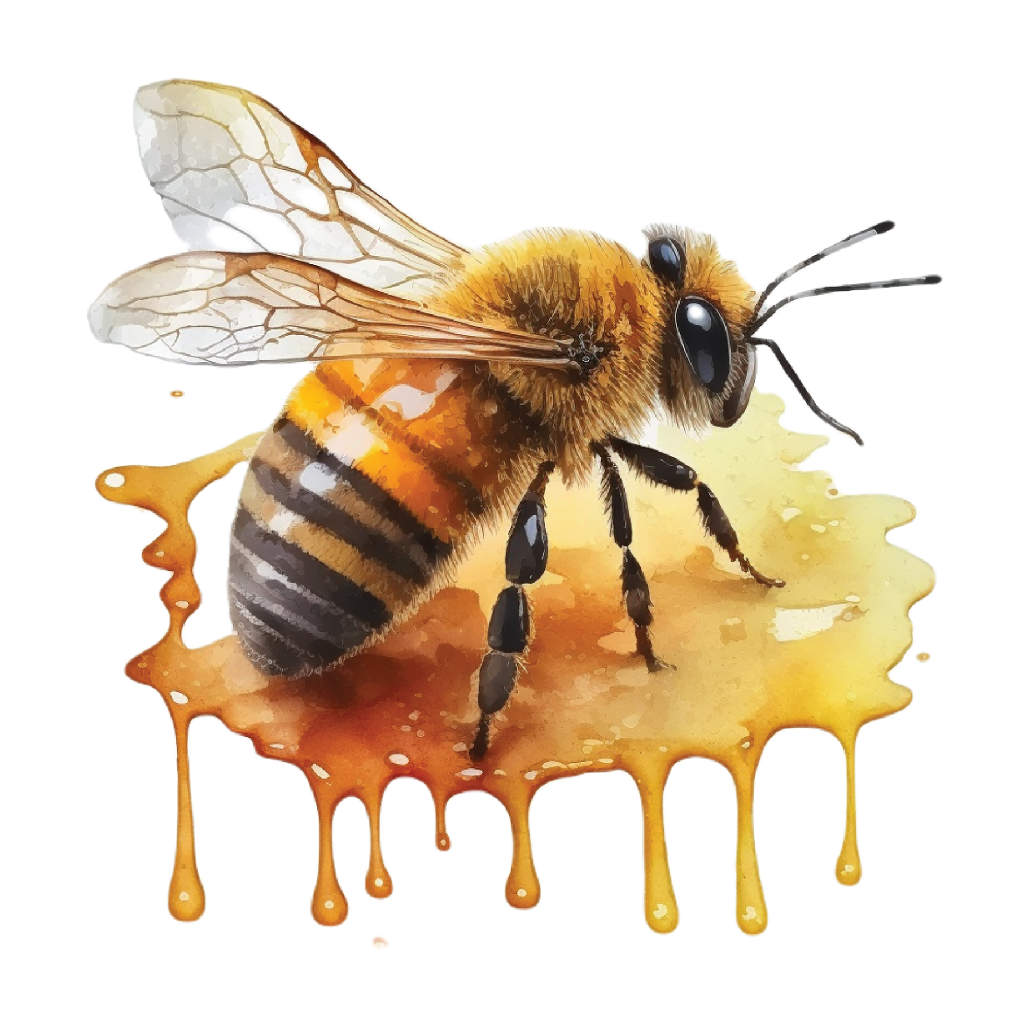 Bee 21 — Bee watercolour SVG cut file