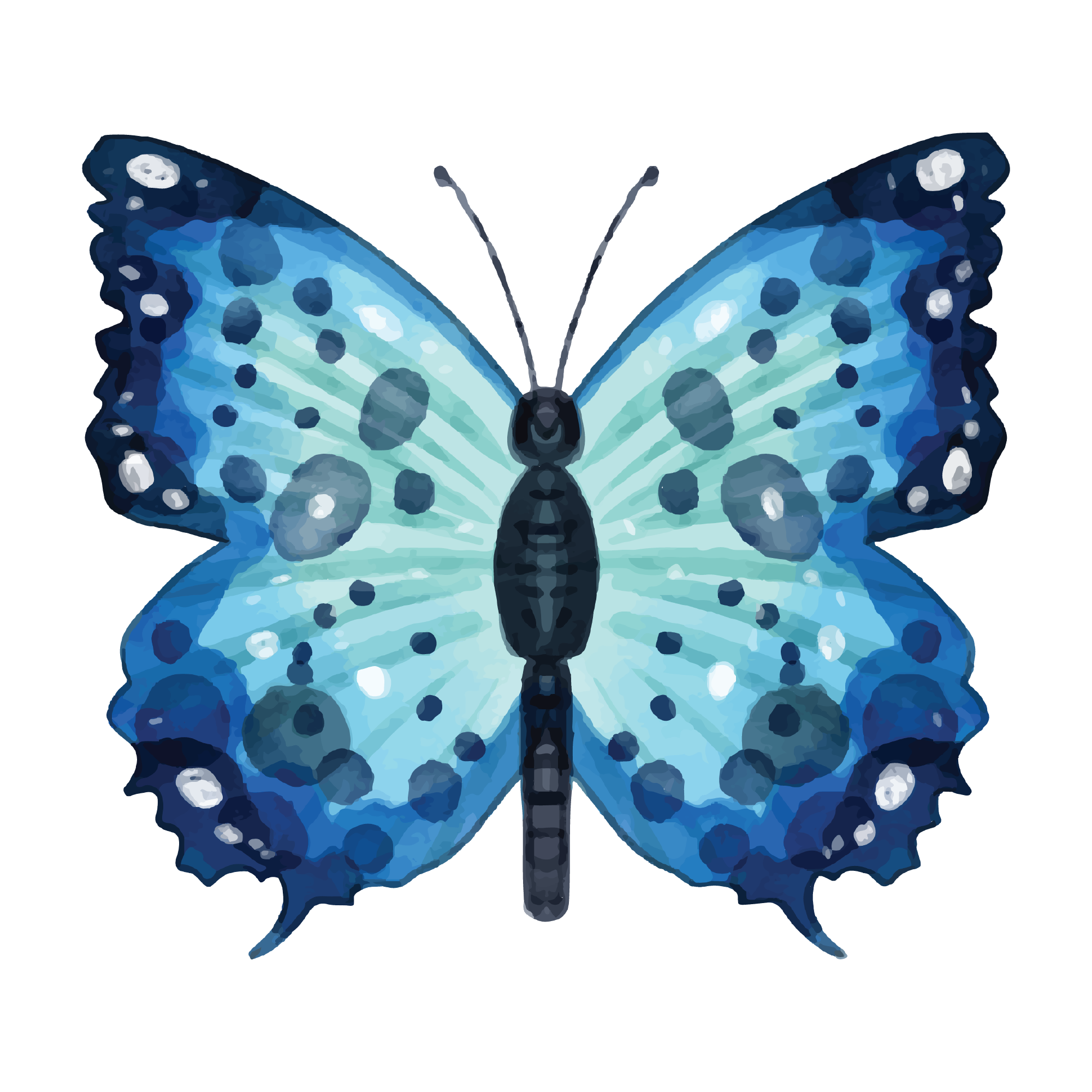 Butterfly 18 — Butterfly watercolour SVG cut file