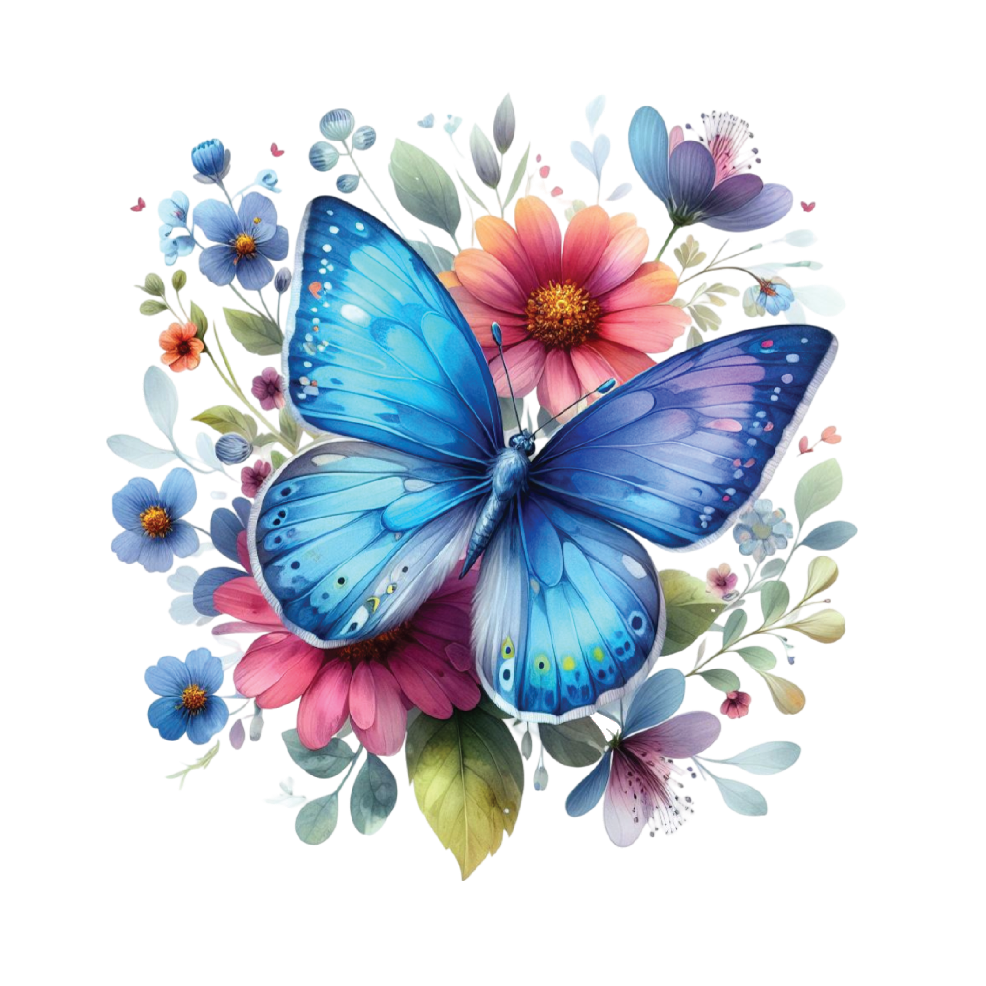 Butterfly 03 — Butterfly watercolour SVG cut file