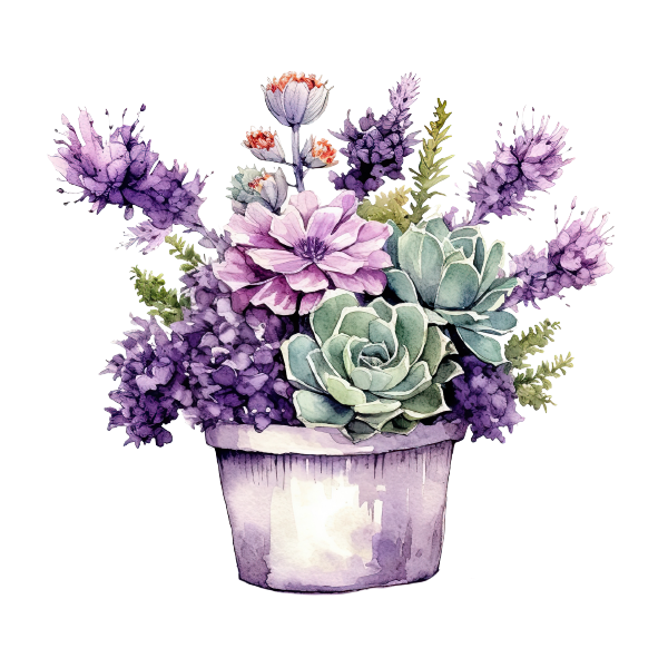 Cactus 19 — Cactus watercolour SVG cut file