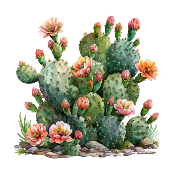 Cactus 20 — Cactus watercolour SVG cut file