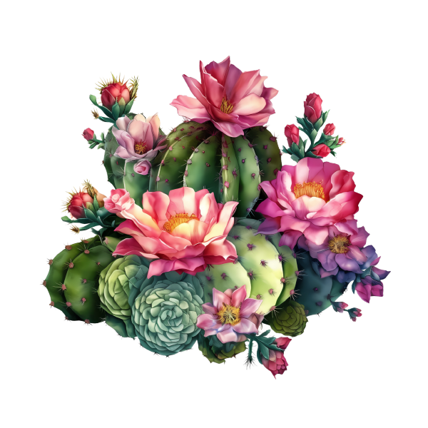Cactus 22 — Cactus watercolour SVG cut file