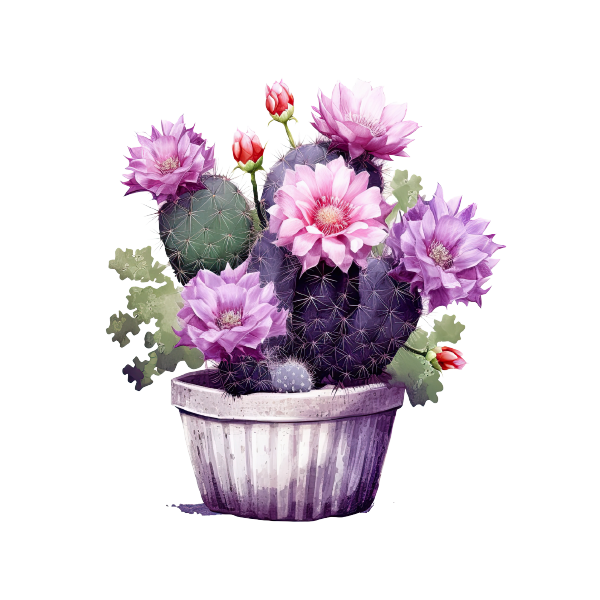 Cactus 23 — Cactus watercolour SVG cut file