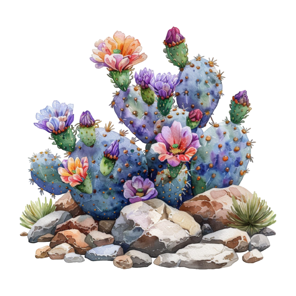 Cactus 28 — Cactus watercolour SVG cut file