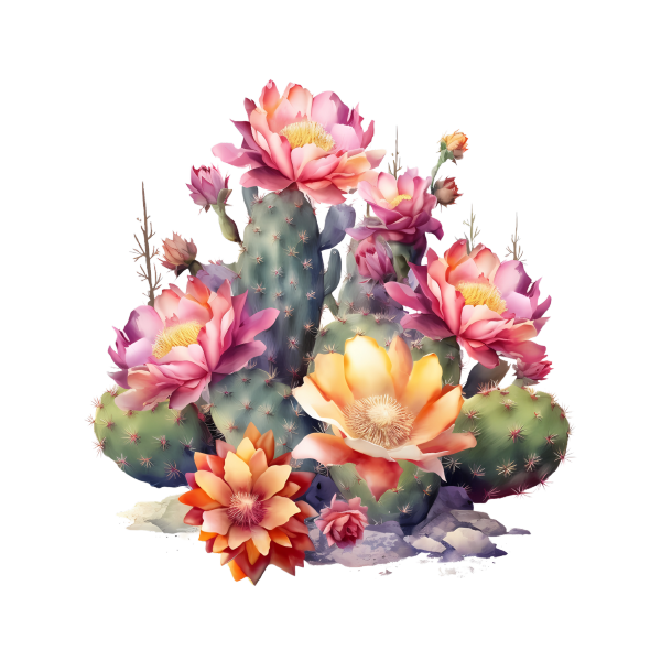Cactus 35 — Cactus watercolour SVG cut file