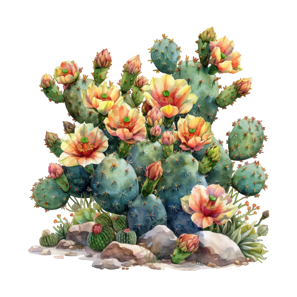 Cactus 38 — Cactus watercolour SVG cut file