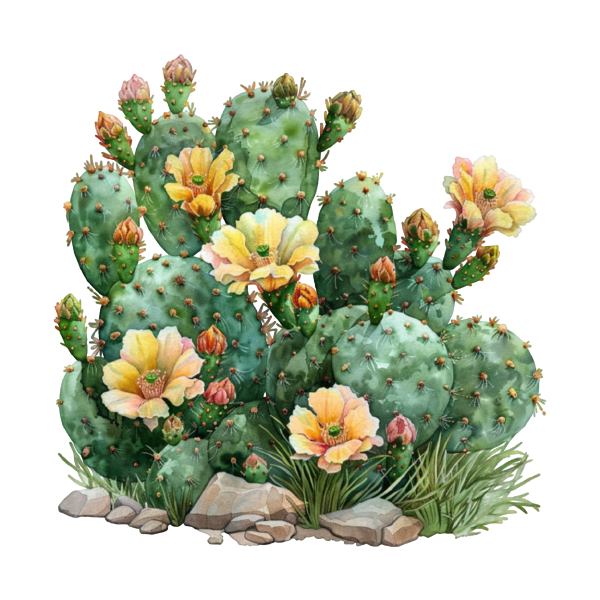 Cactus 40 — Cactus watercolour SVG cut file