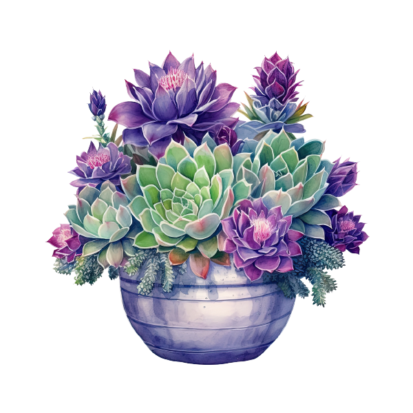 Cactus 46 — Cactus watercolour SVG cut file