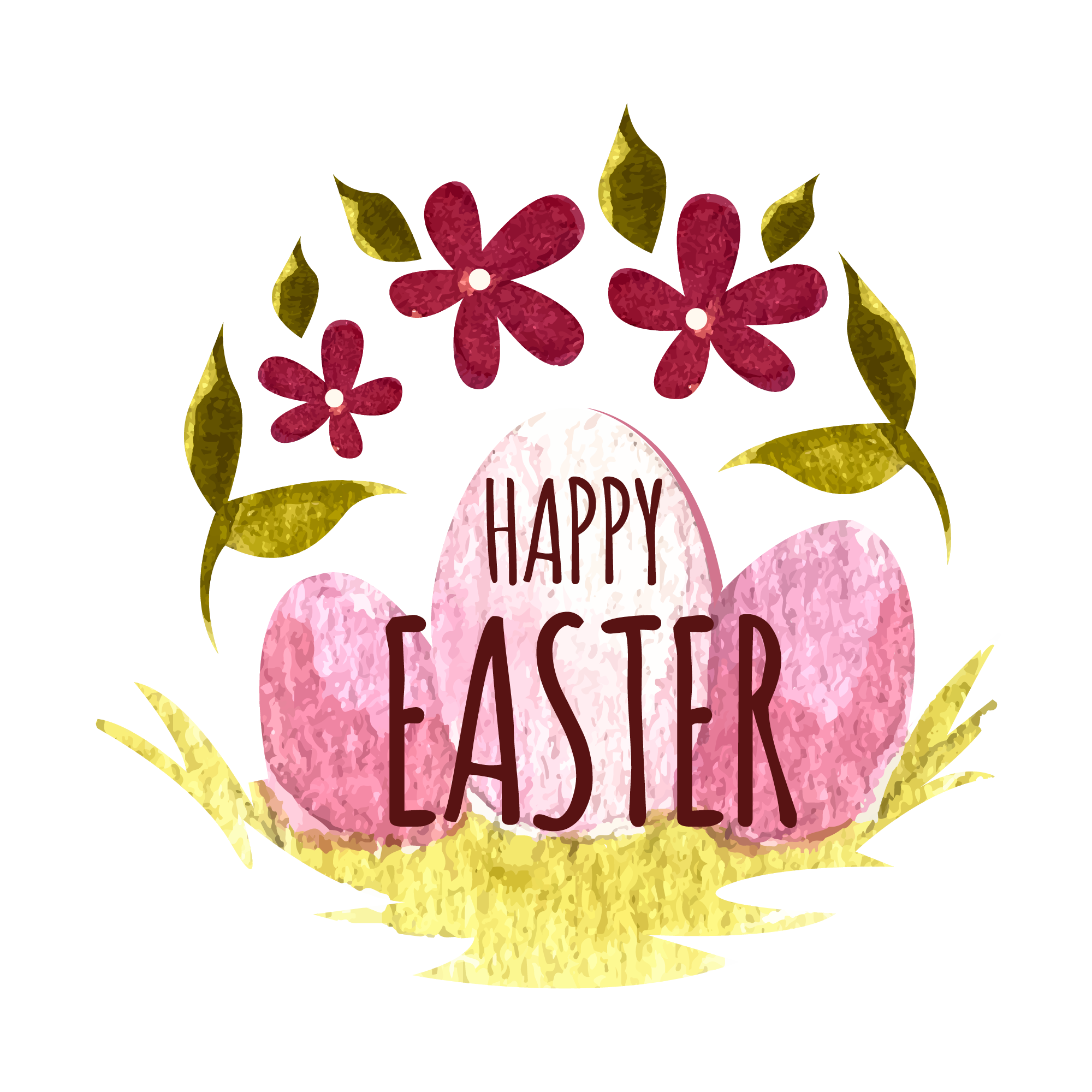 Easter 19 — Easter watercolour SVG cut file