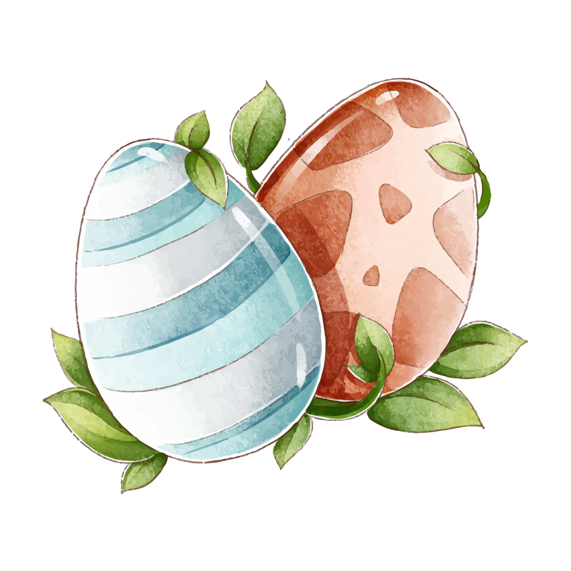Easter 35 — Easter watercolour SVG cut file