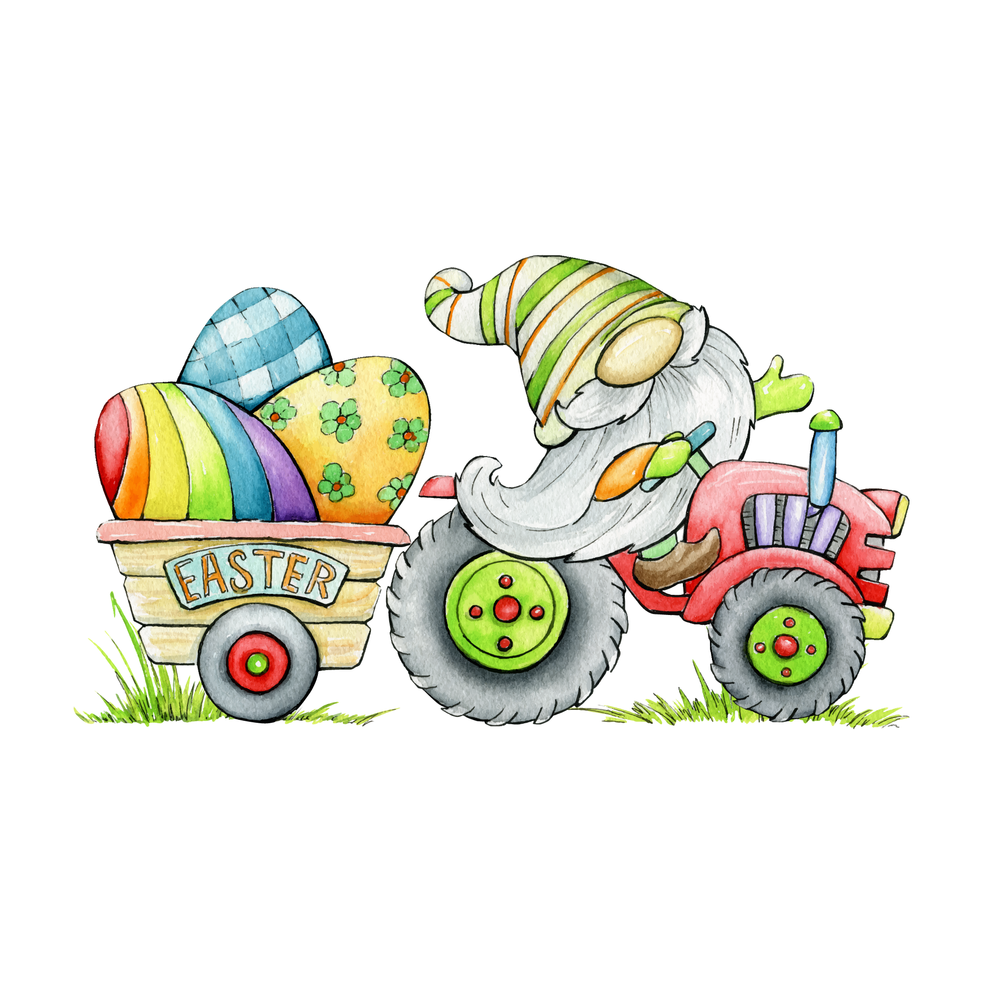 Easter 45 — Easter watercolour SVG cut file