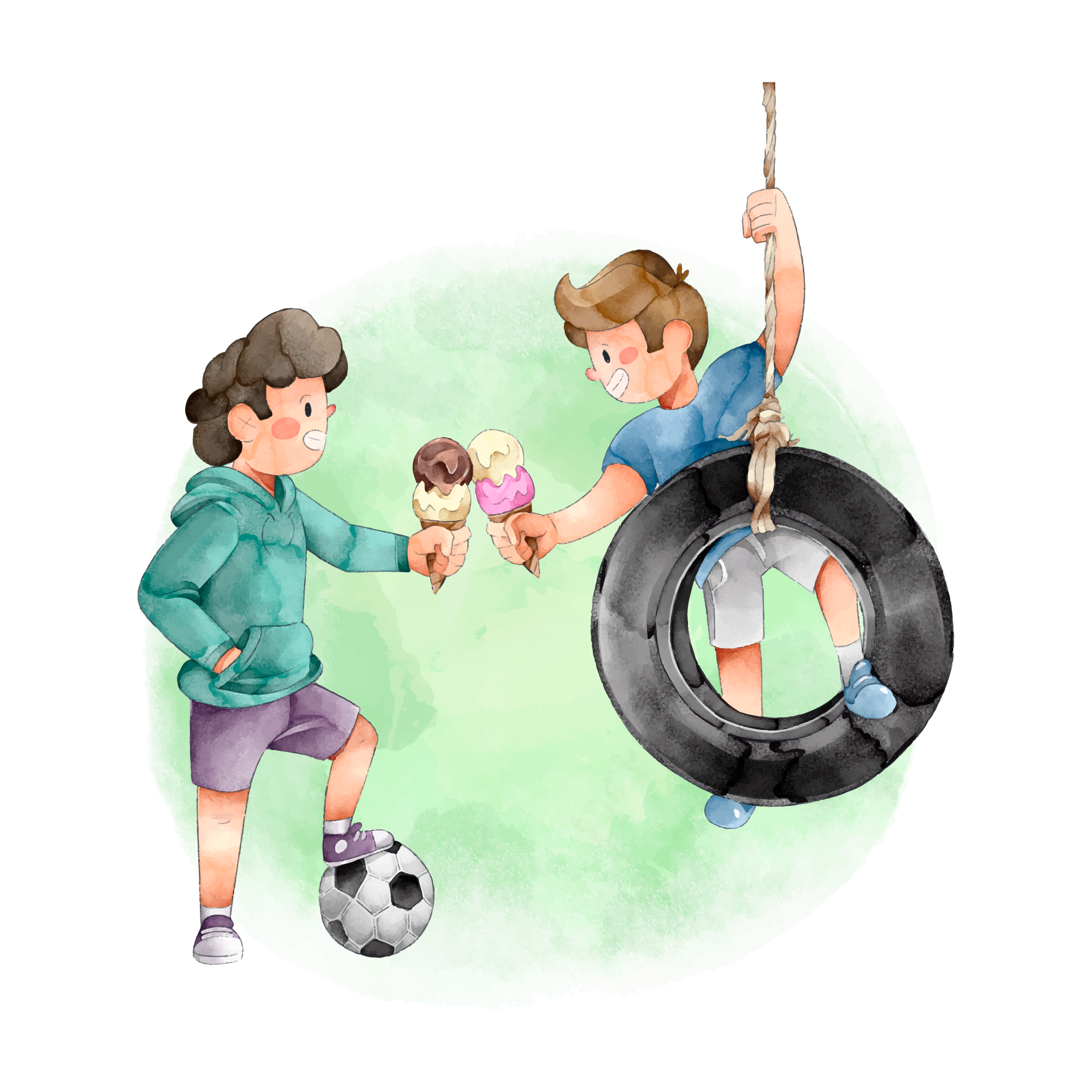 Field Day watercolour SVG designs — 50 cut files