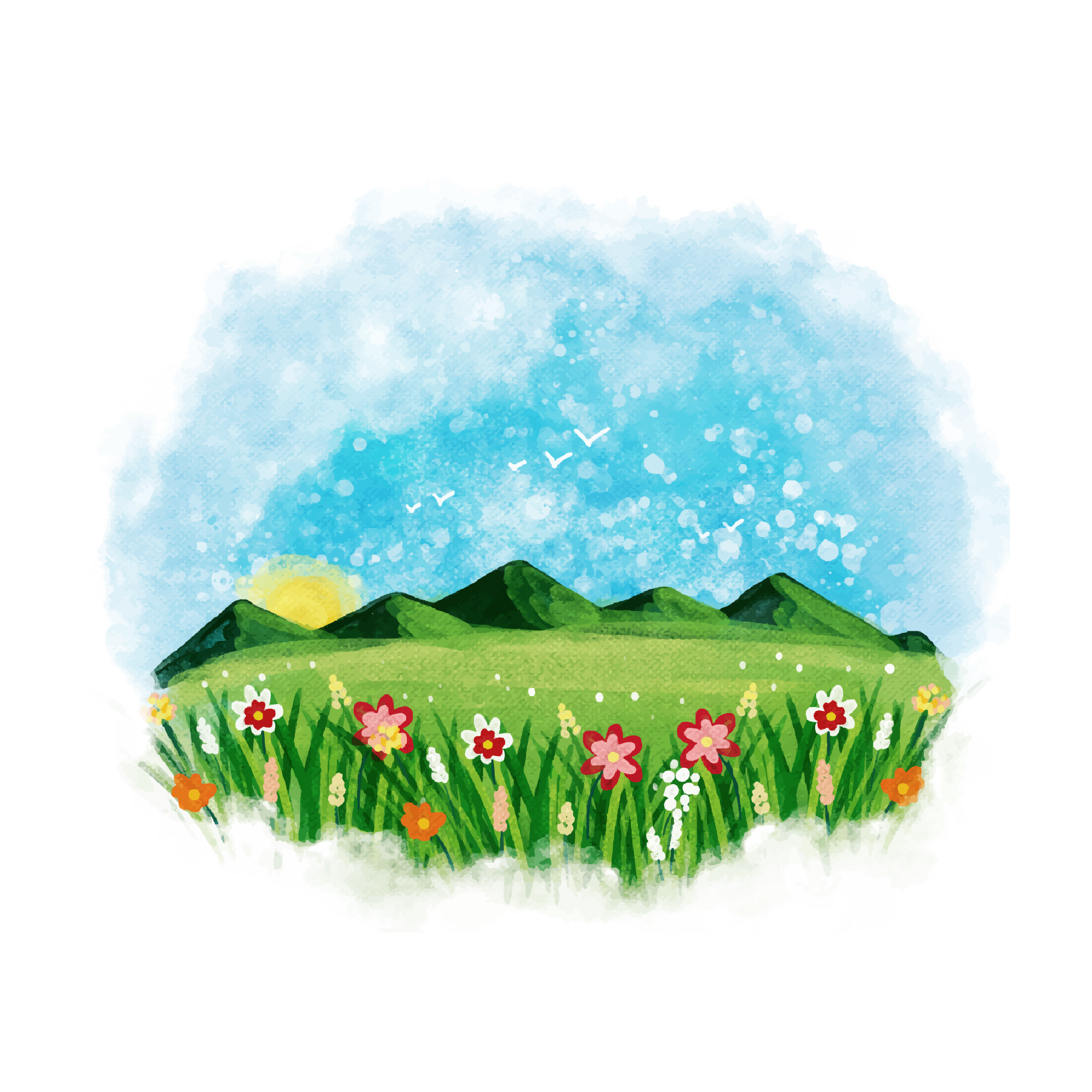 Field Day 33 — Field Day watercolour SVG cut file