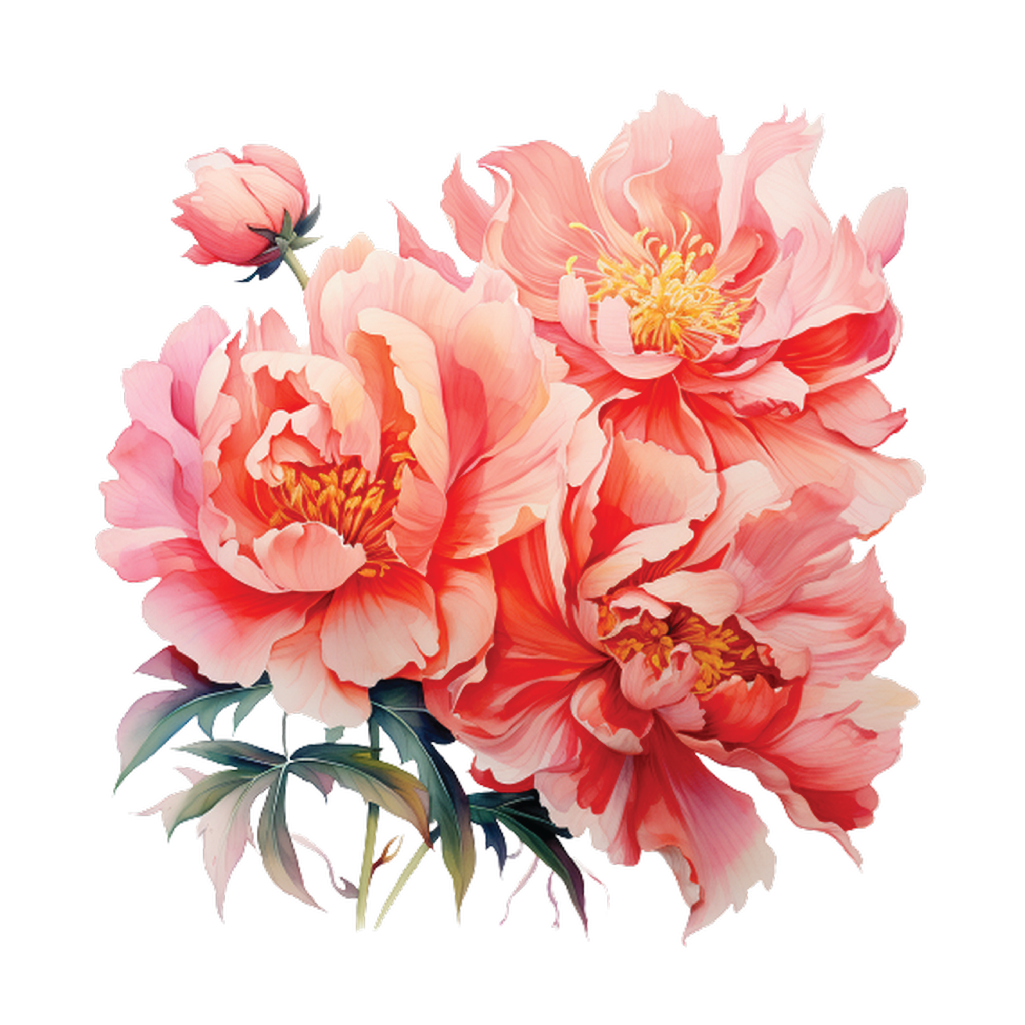 Flowers 23 — Flowers watercolour SVG cut file