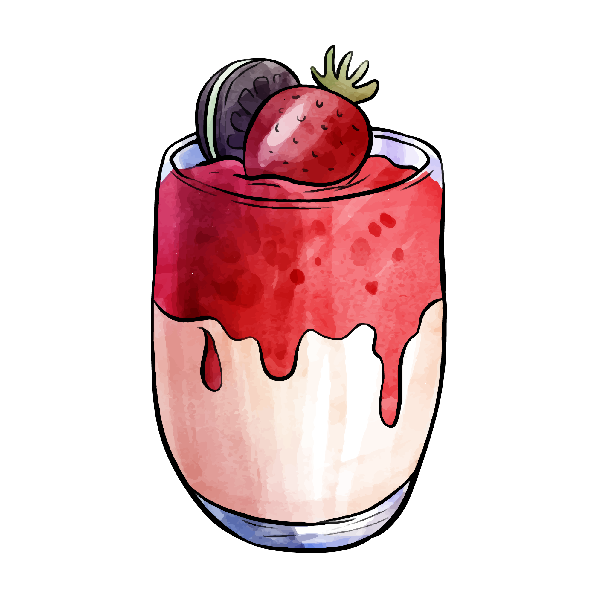 Food 03 — Food watercolour SVG cut file