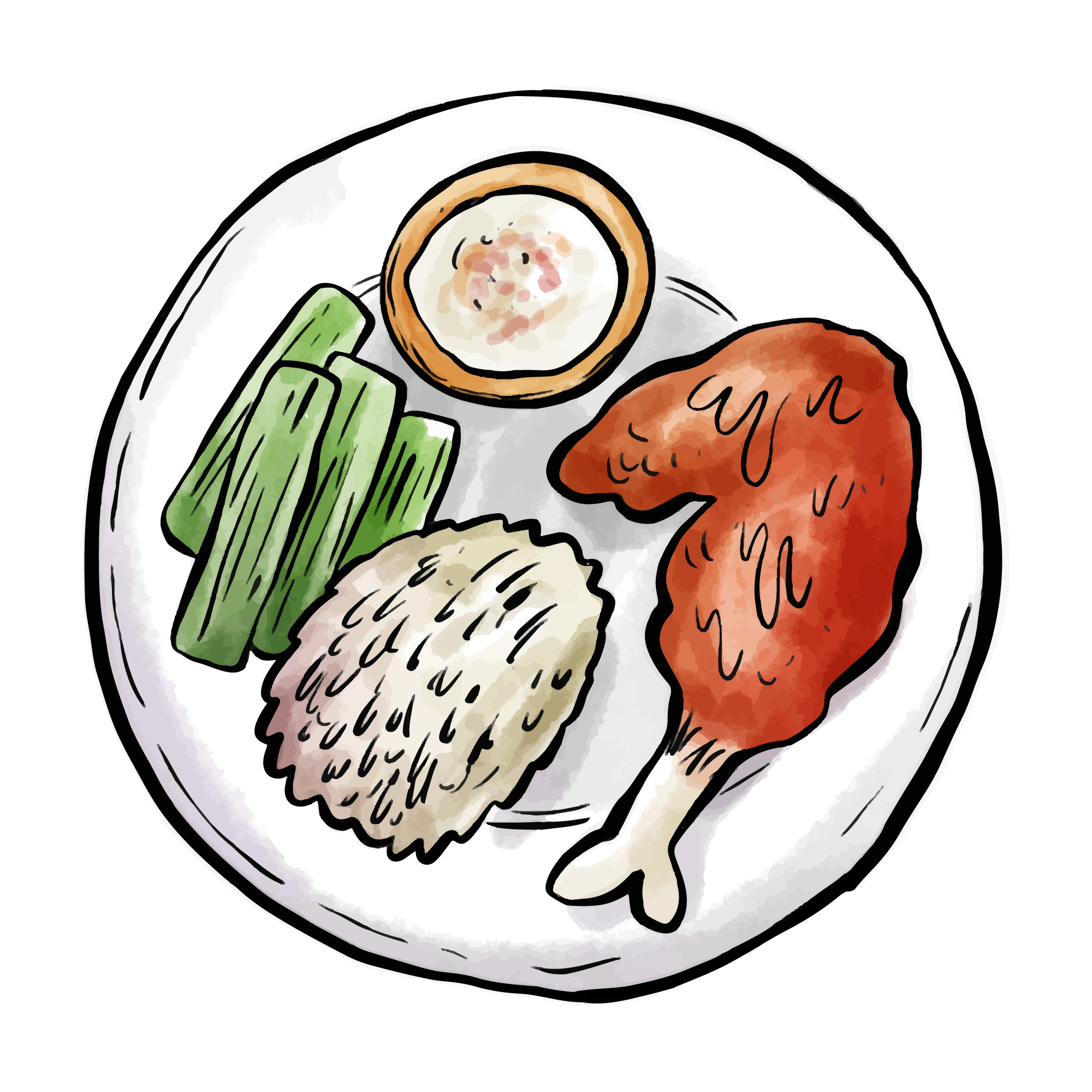 Food 27 — Food watercolour SVG cut file