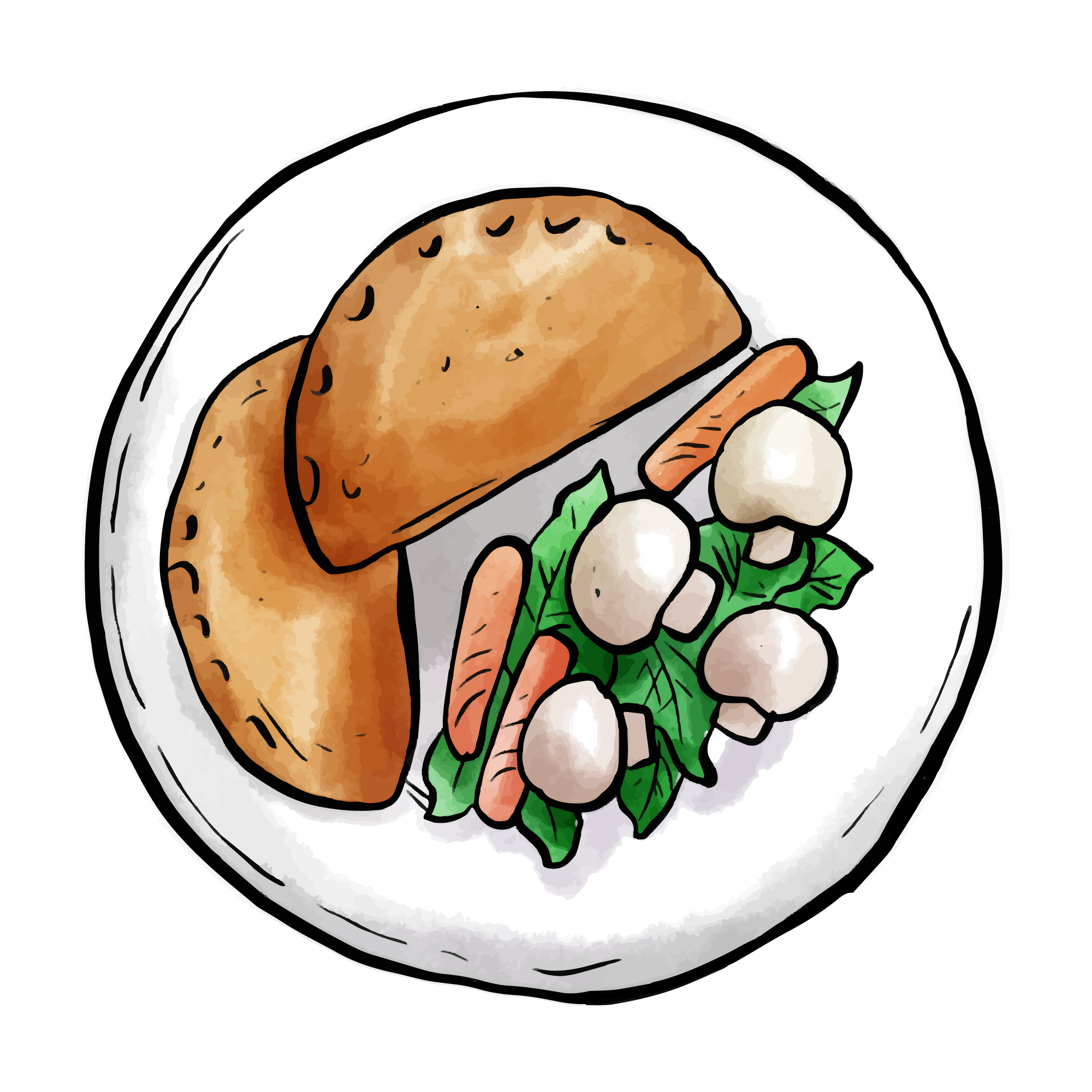 Food 29 — Food watercolour SVG cut file