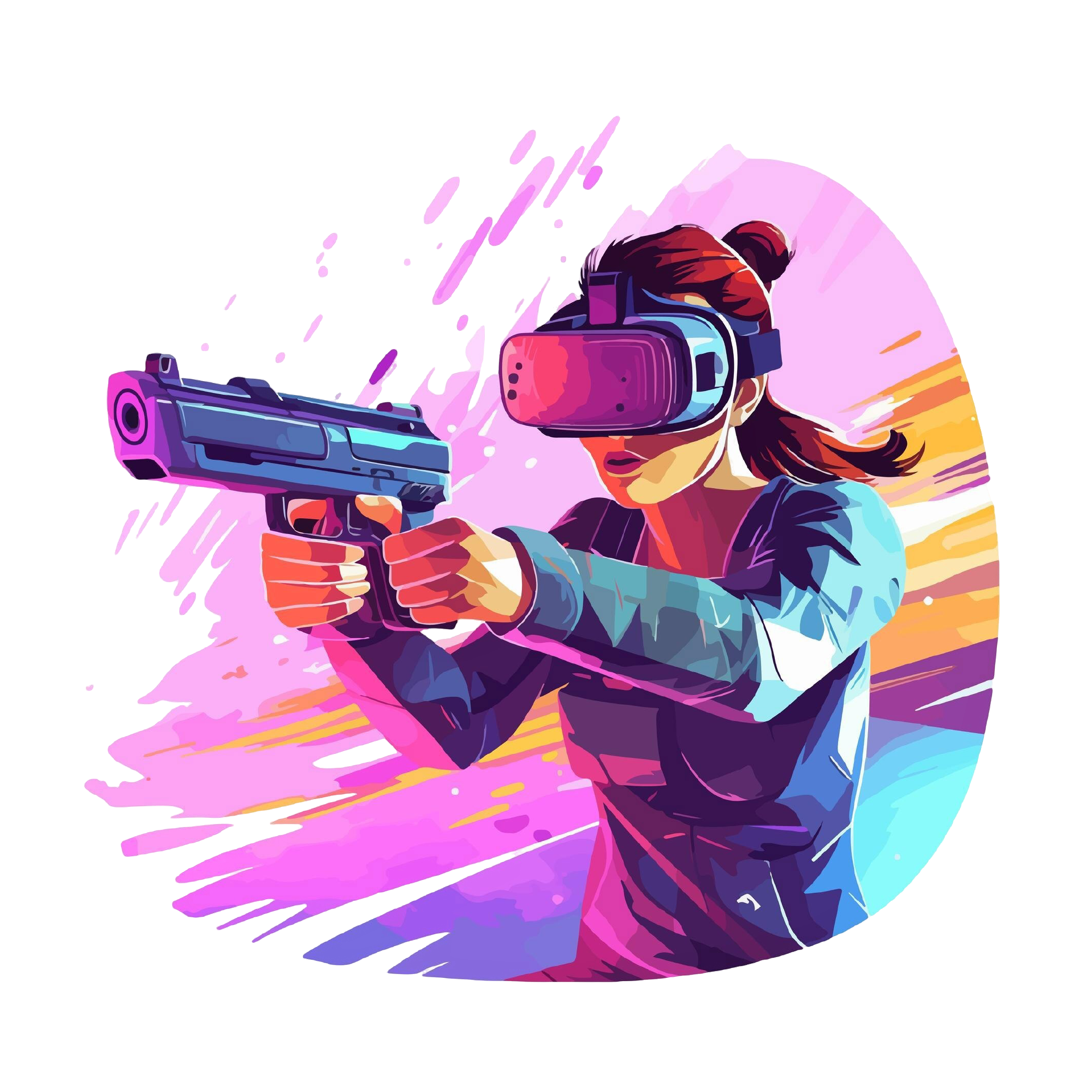 Gaming 32 — Gaming watercolour SVG cut file