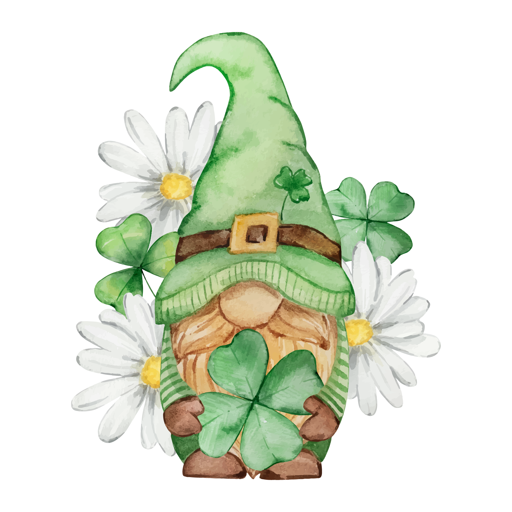 Gnome 21 — Gnome watercolour SVG cut file