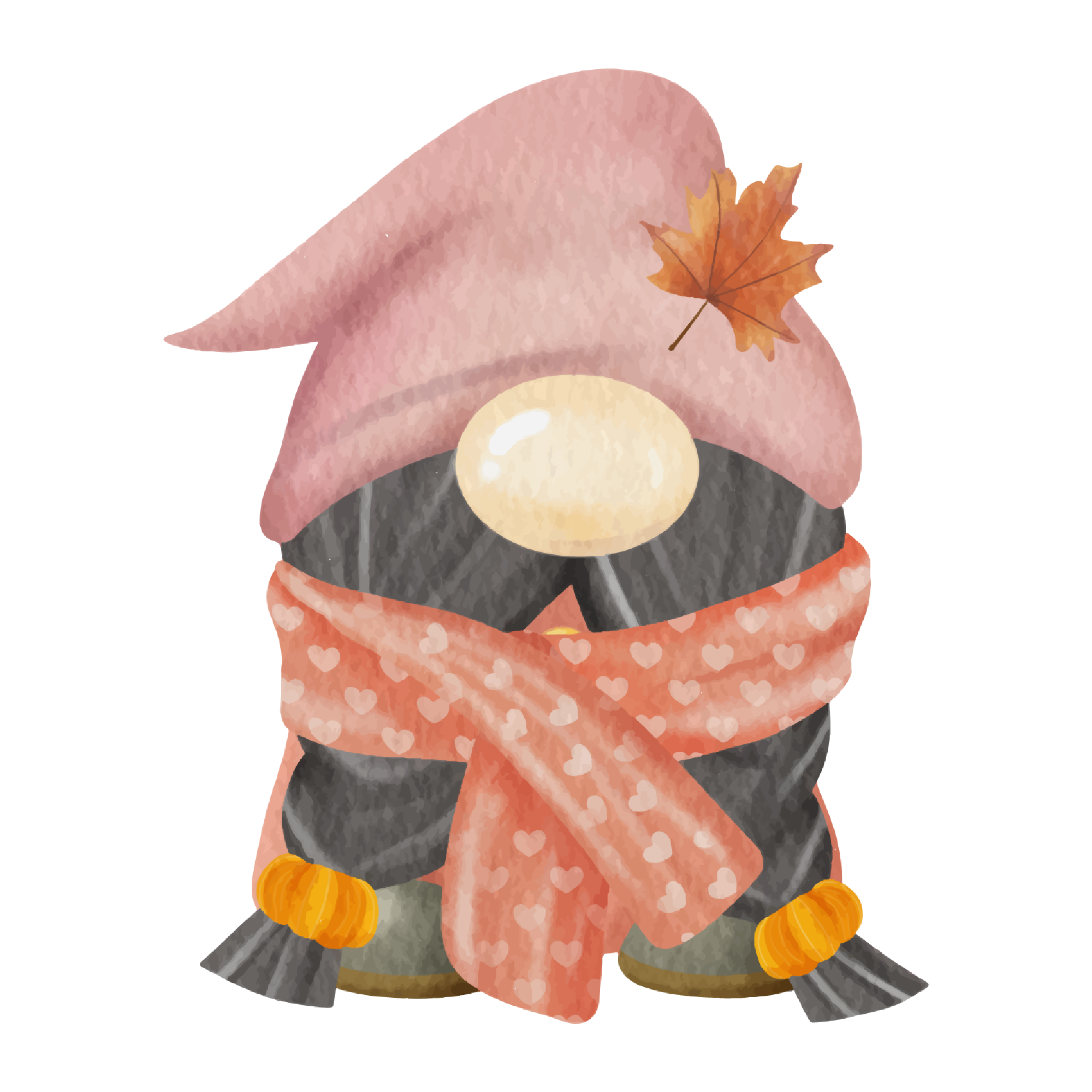 Gnome 28 — Gnome watercolour SVG cut file