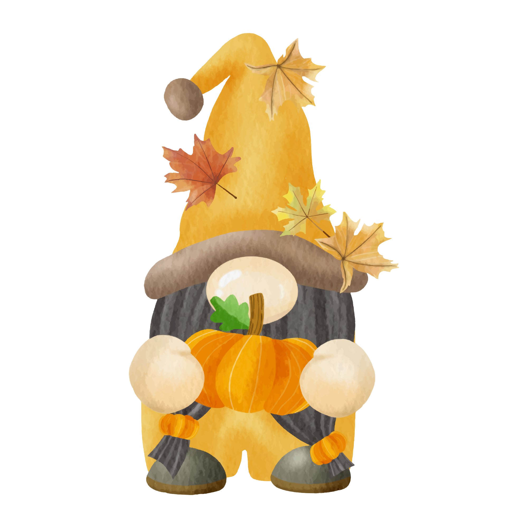 Gnome 29 — Gnome watercolour SVG cut file