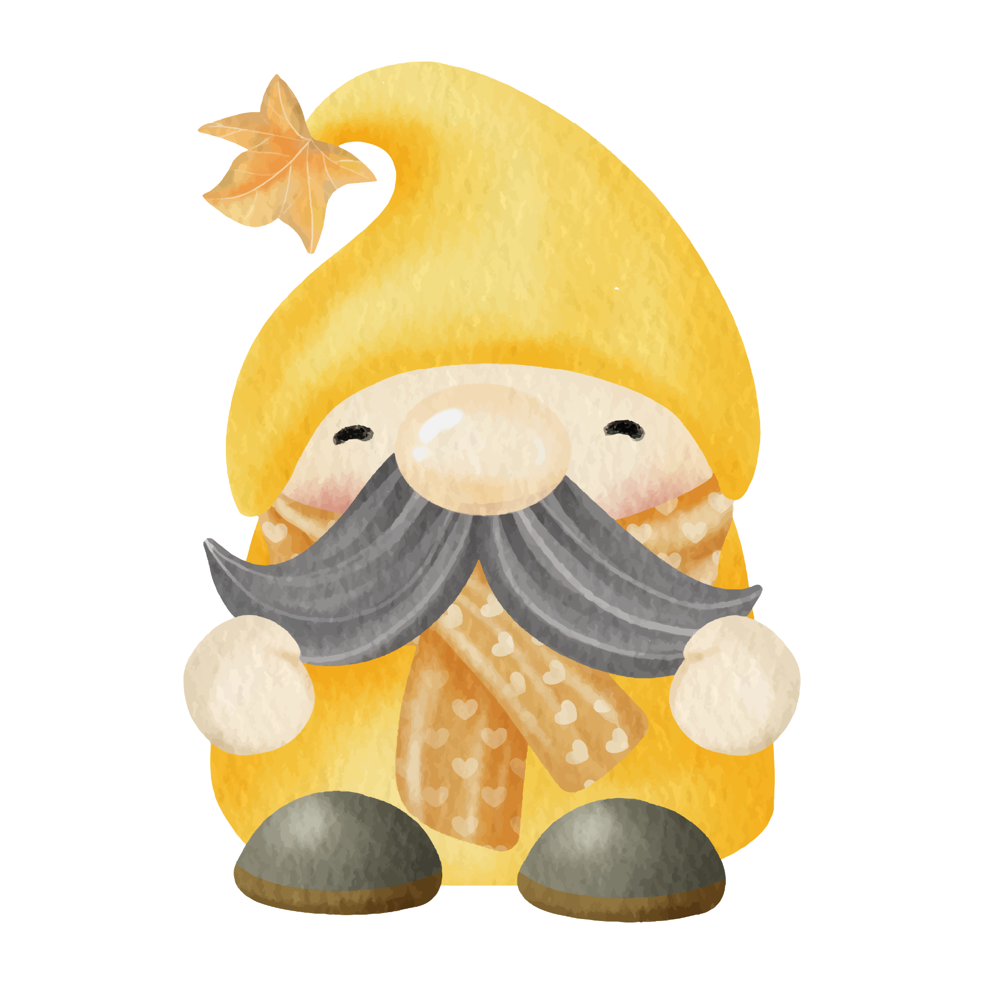 Gnome 30 — Gnome watercolour SVG cut file