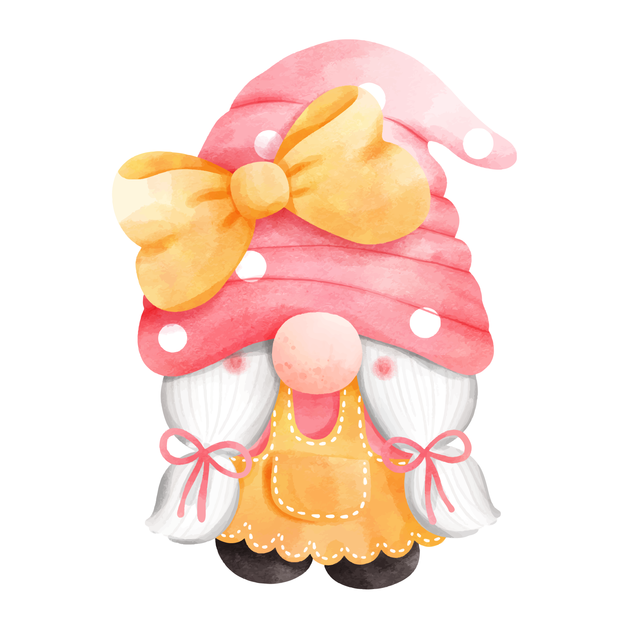 Gnome 48 — Gnome watercolour SVG cut file