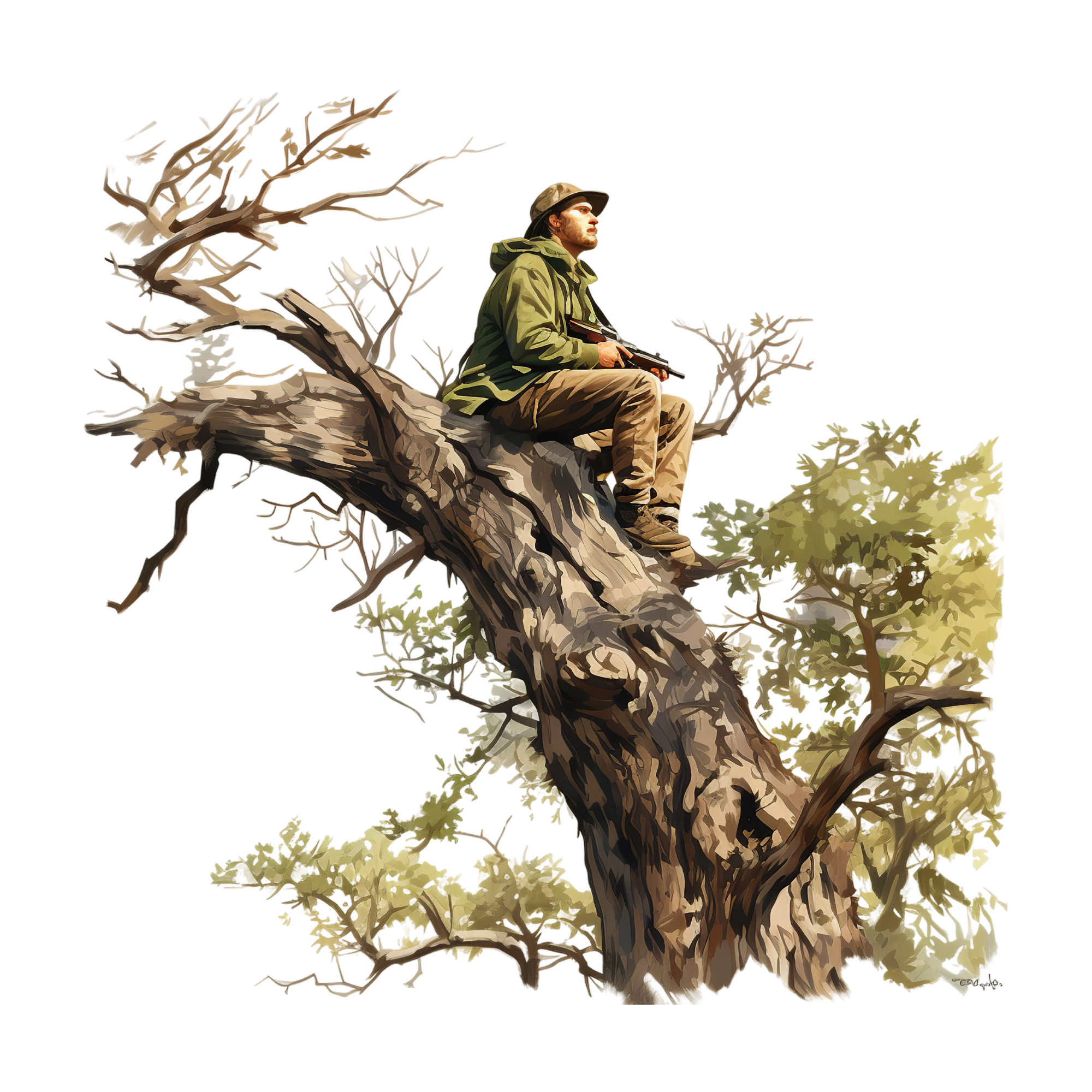 Hunting 34 — Hunting watercolour SVG cut file