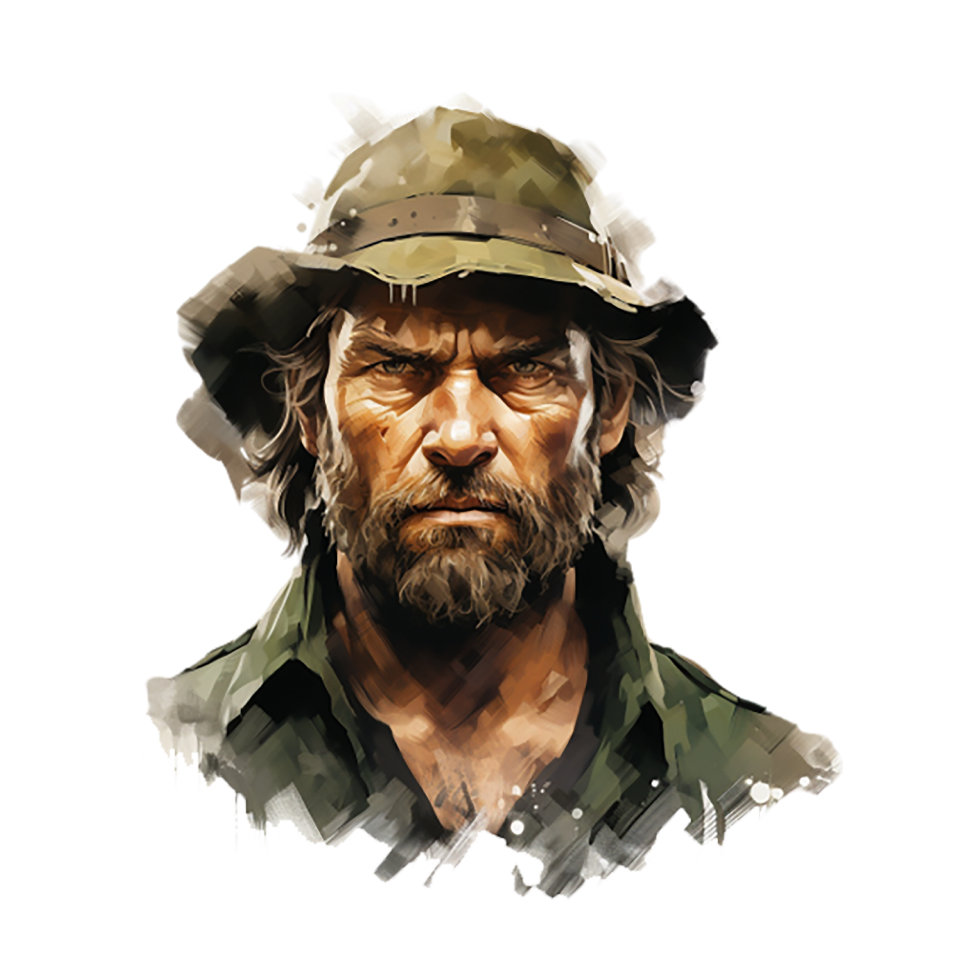 Hunting 37 — Hunting watercolour SVG cut file