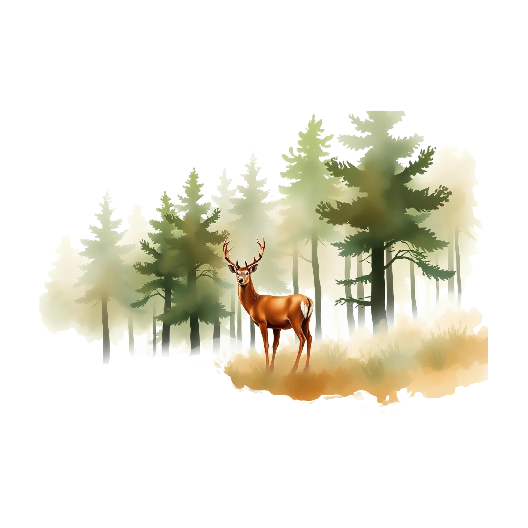 Hunting 46 — Hunting watercolour SVG cut file