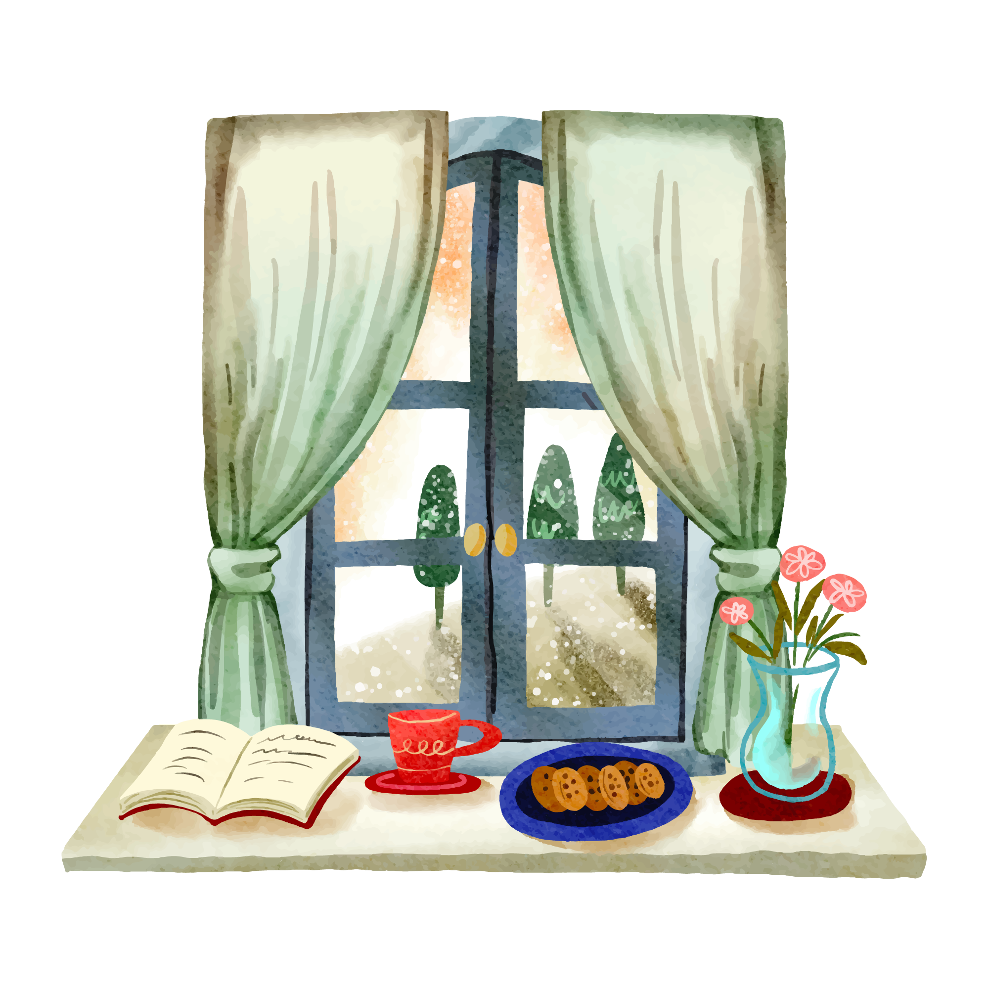 Kitchen 22 — Kitchen watercolour SVG cut file