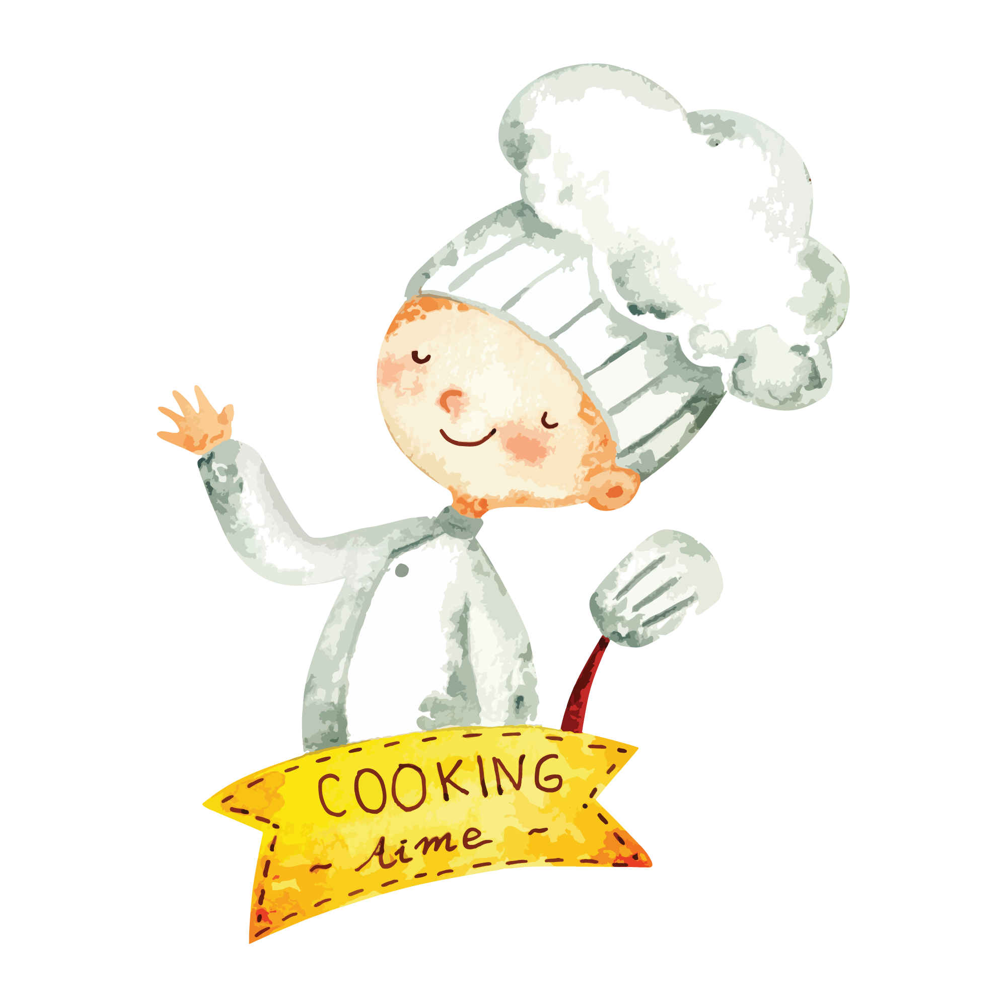 Kitchen 38 — Kitchen watercolour SVG cut file