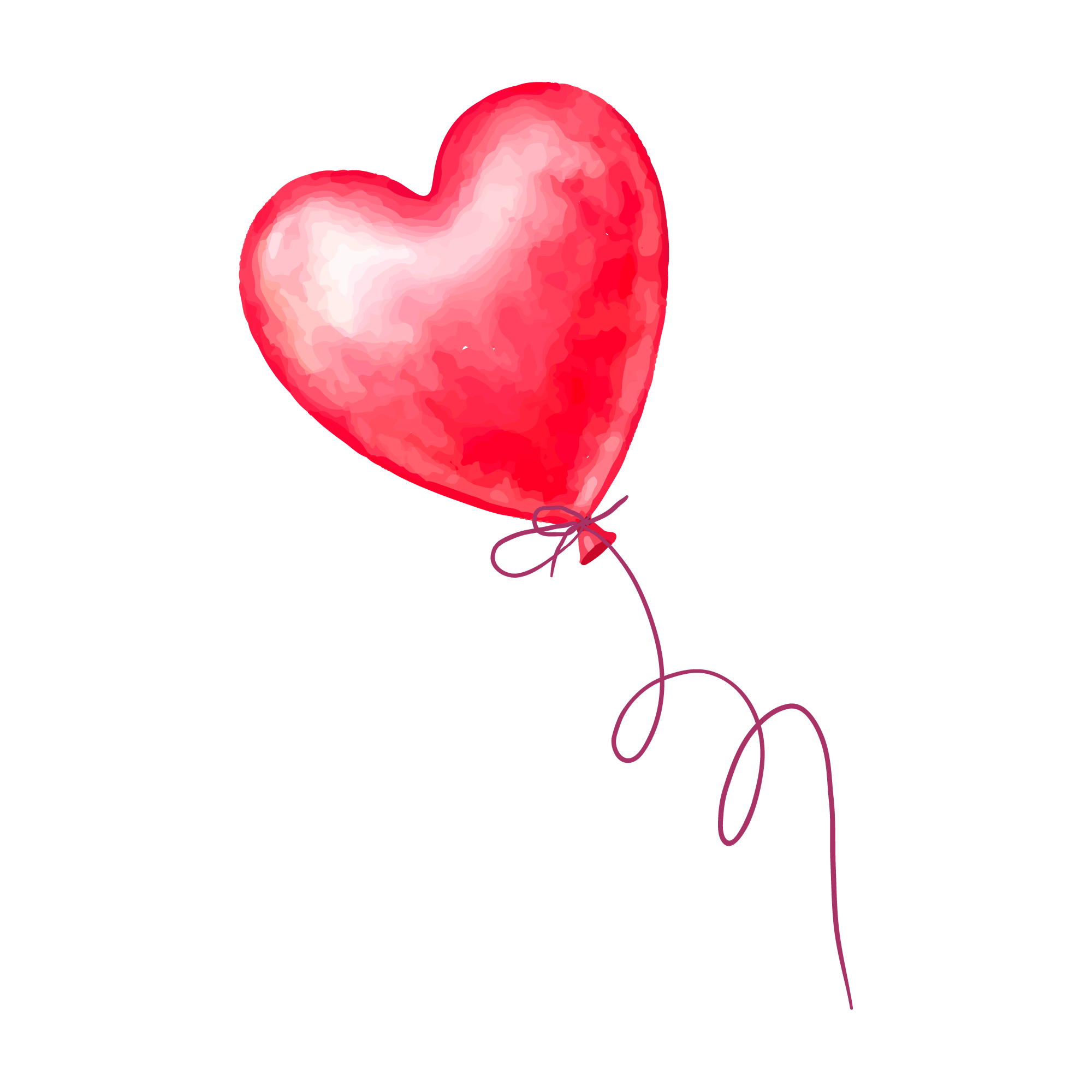Love 21 — Love watercolour SVG cut file