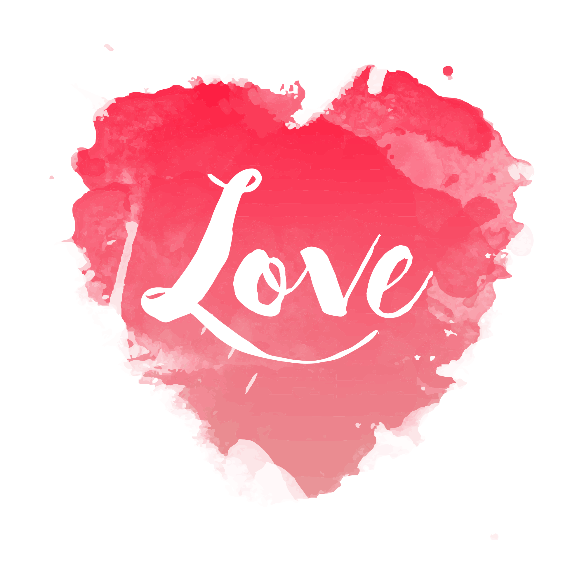 Love 47 — Love watercolour SVG cut file