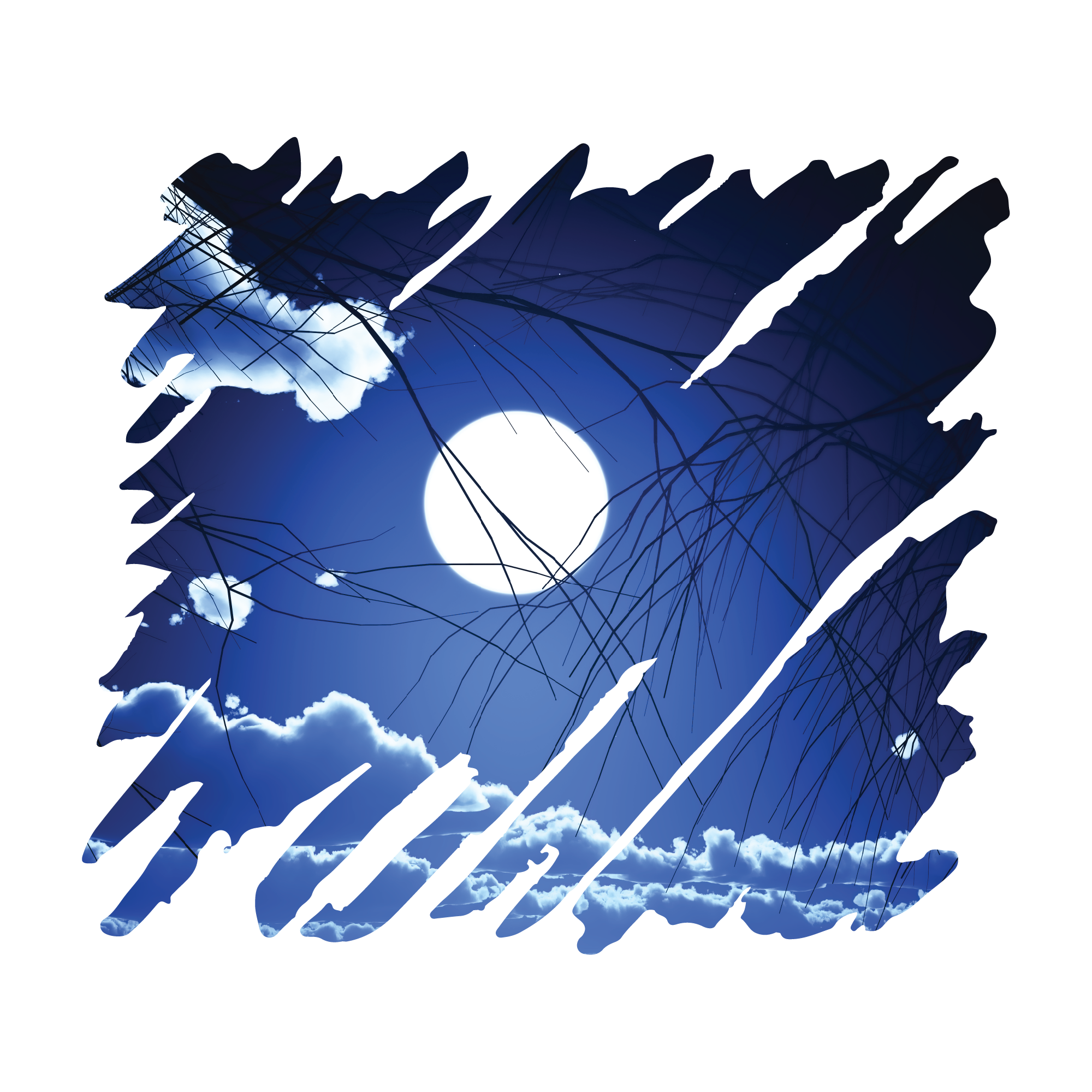 Night Sky 19 — Night Sky watercolour SVG cut file
