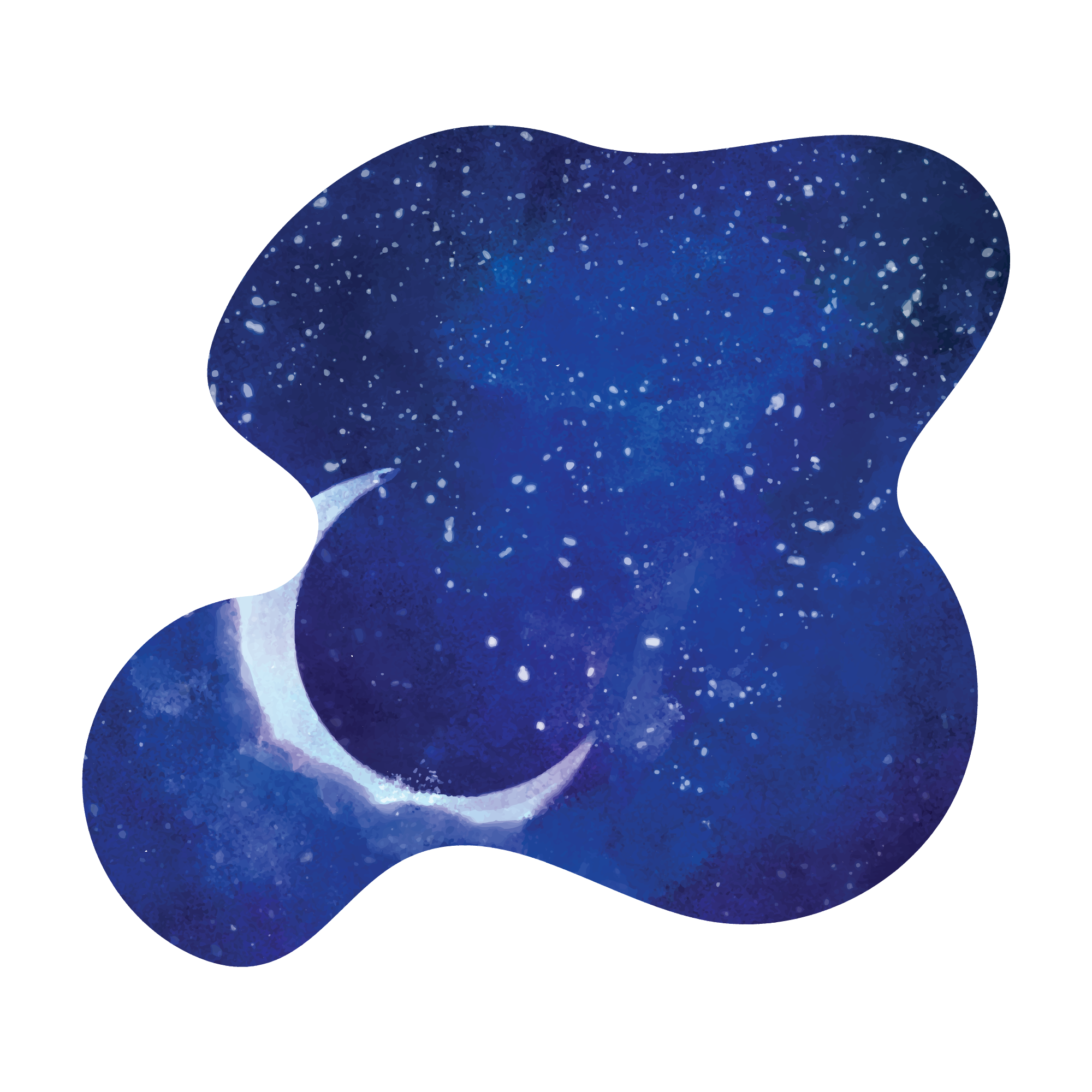 Night Sky 22 — Night Sky watercolour SVG cut file