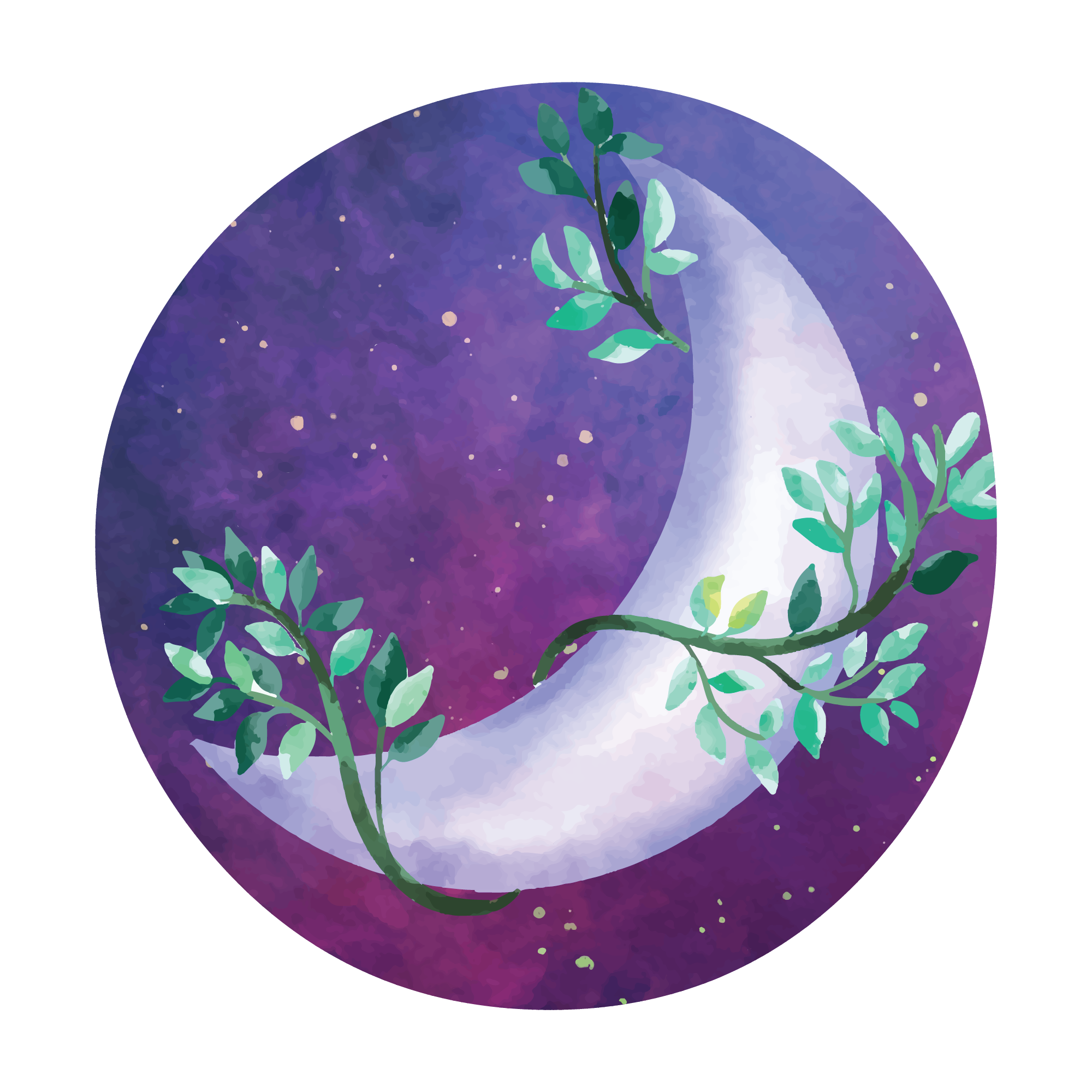Night Sky 25 — Night Sky watercolour SVG cut file
