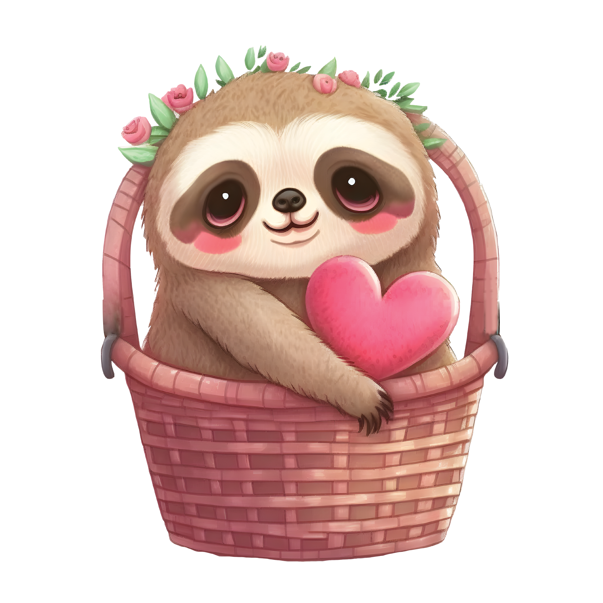 Sloth 02 — Sloth watercolour SVG cut file