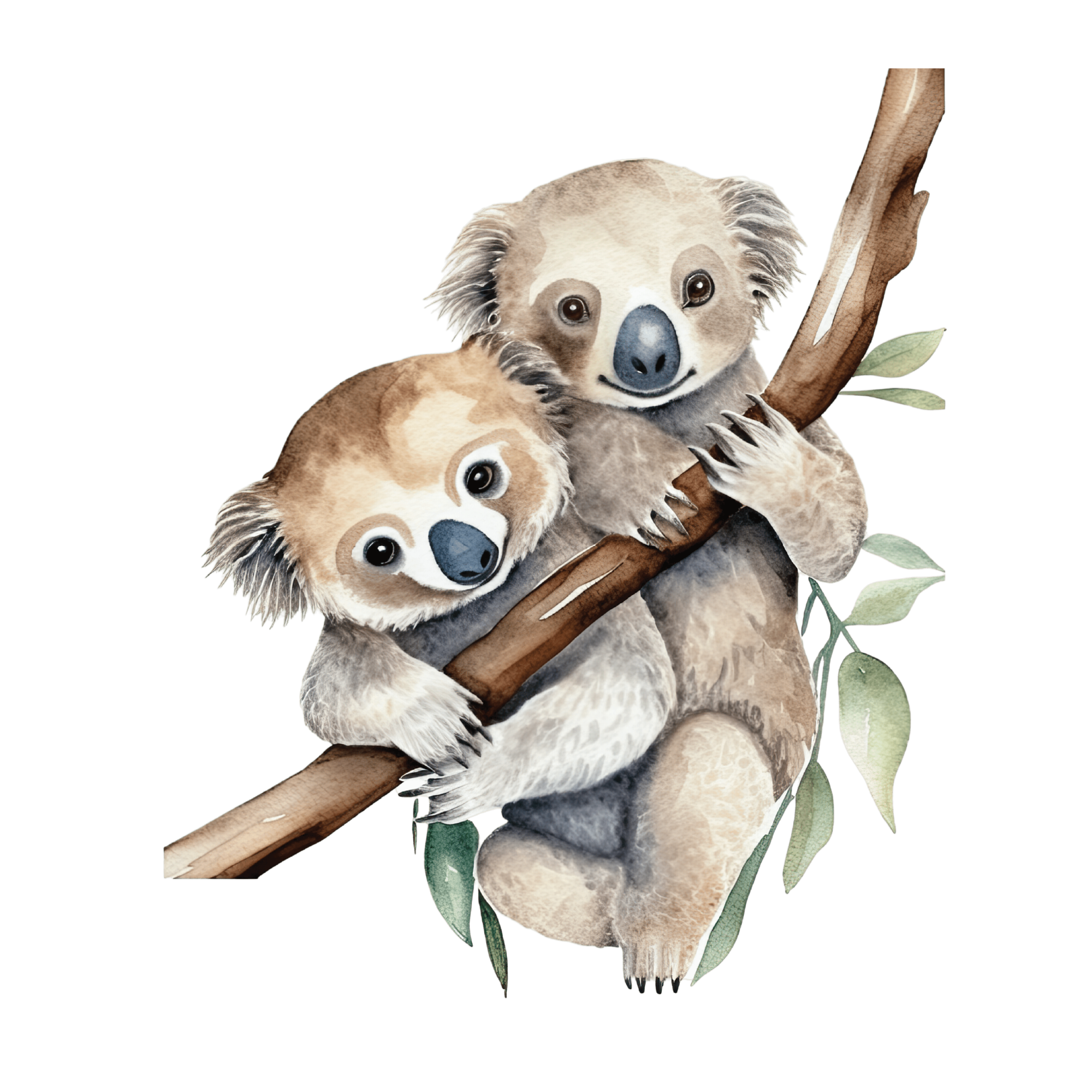 Sloth 18 — Sloth watercolour SVG cut file