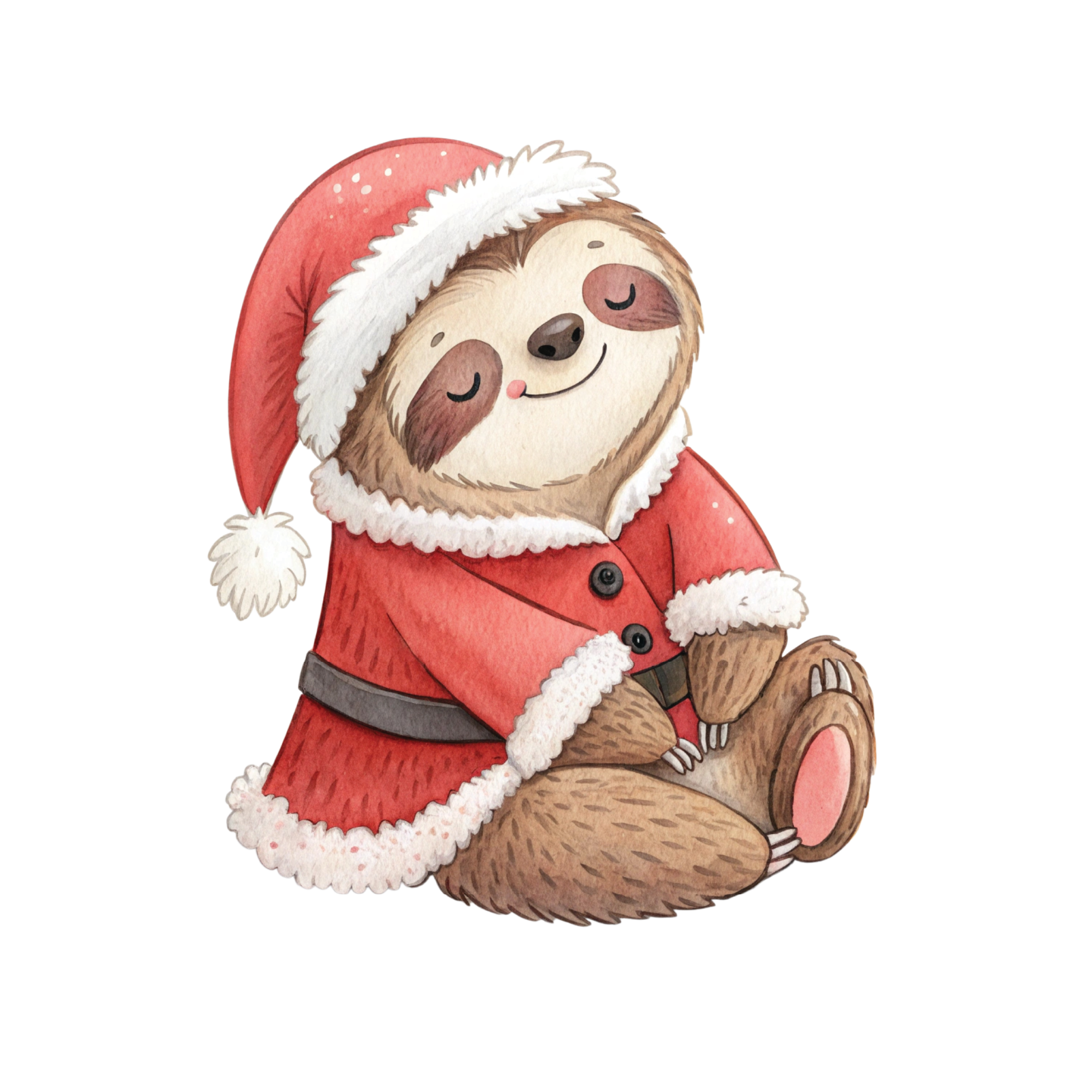 Sloth 21 — Sloth watercolour SVG cut file