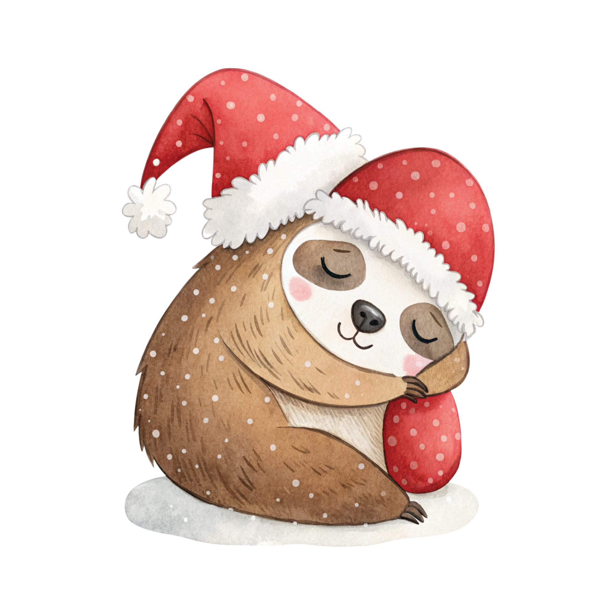 Sloth 25 — Sloth watercolour SVG cut file