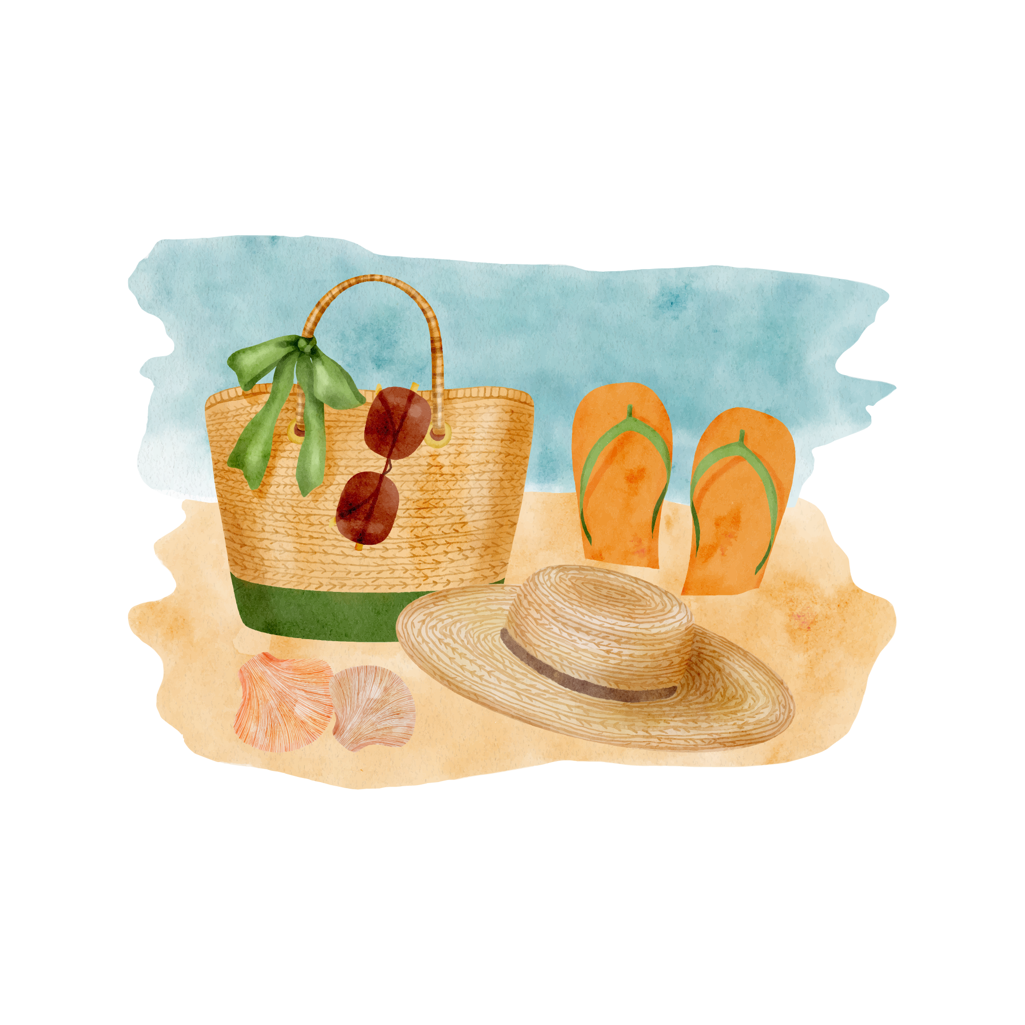 Summer 45 — Summer watercolour SVG cut file