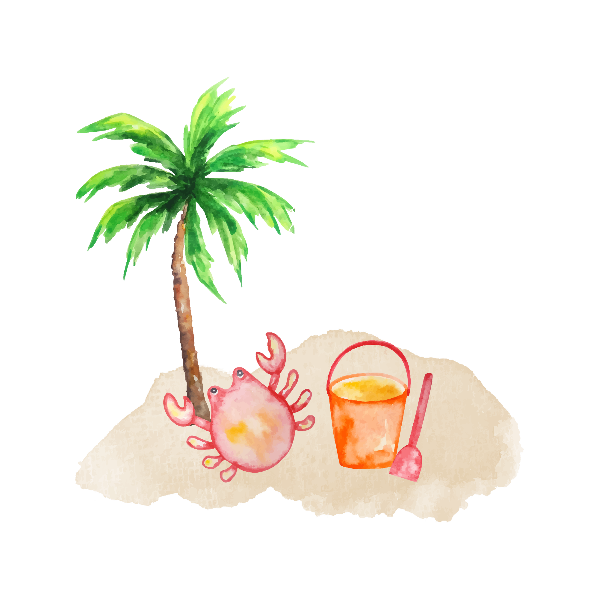 Summer 49 — Summer watercolour SVG cut file