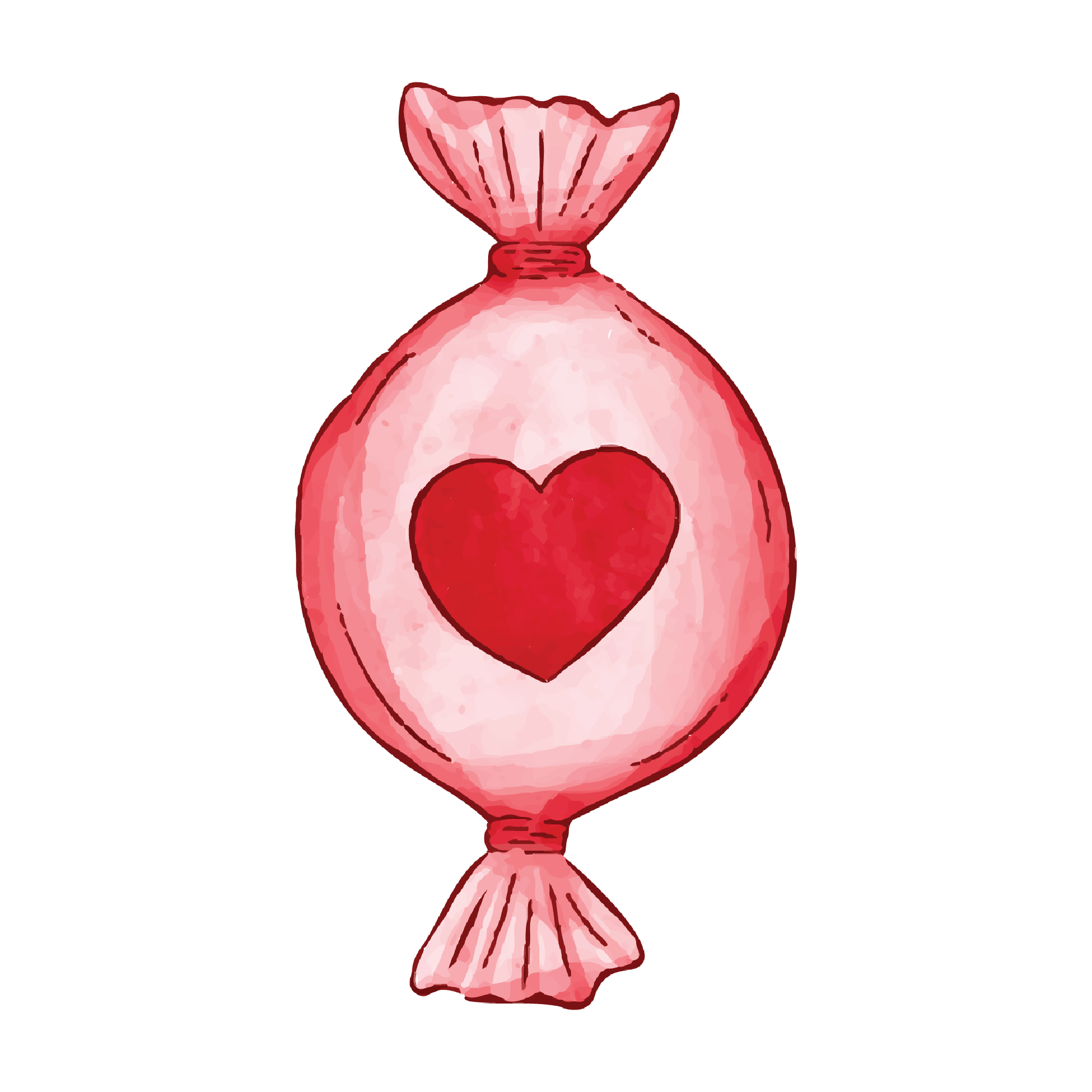 Valentine's Day 19 — Valentine's Day watercolour SVG cut file