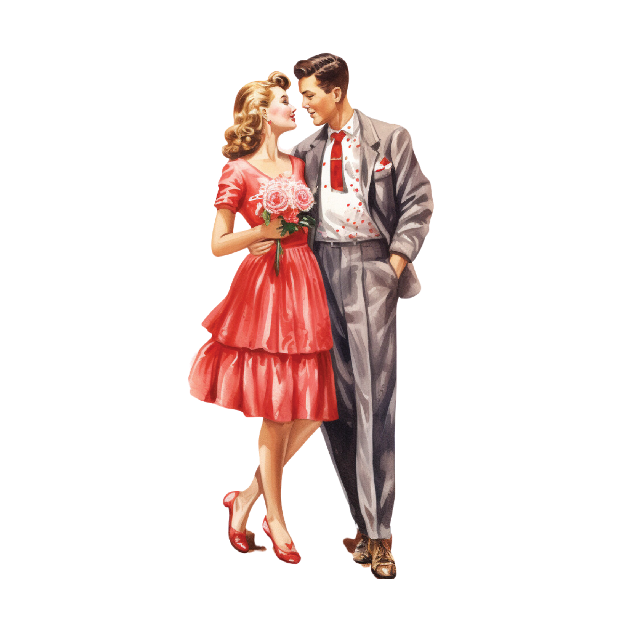 Valentine's Day 24 — Valentine's Day watercolour SVG cut file